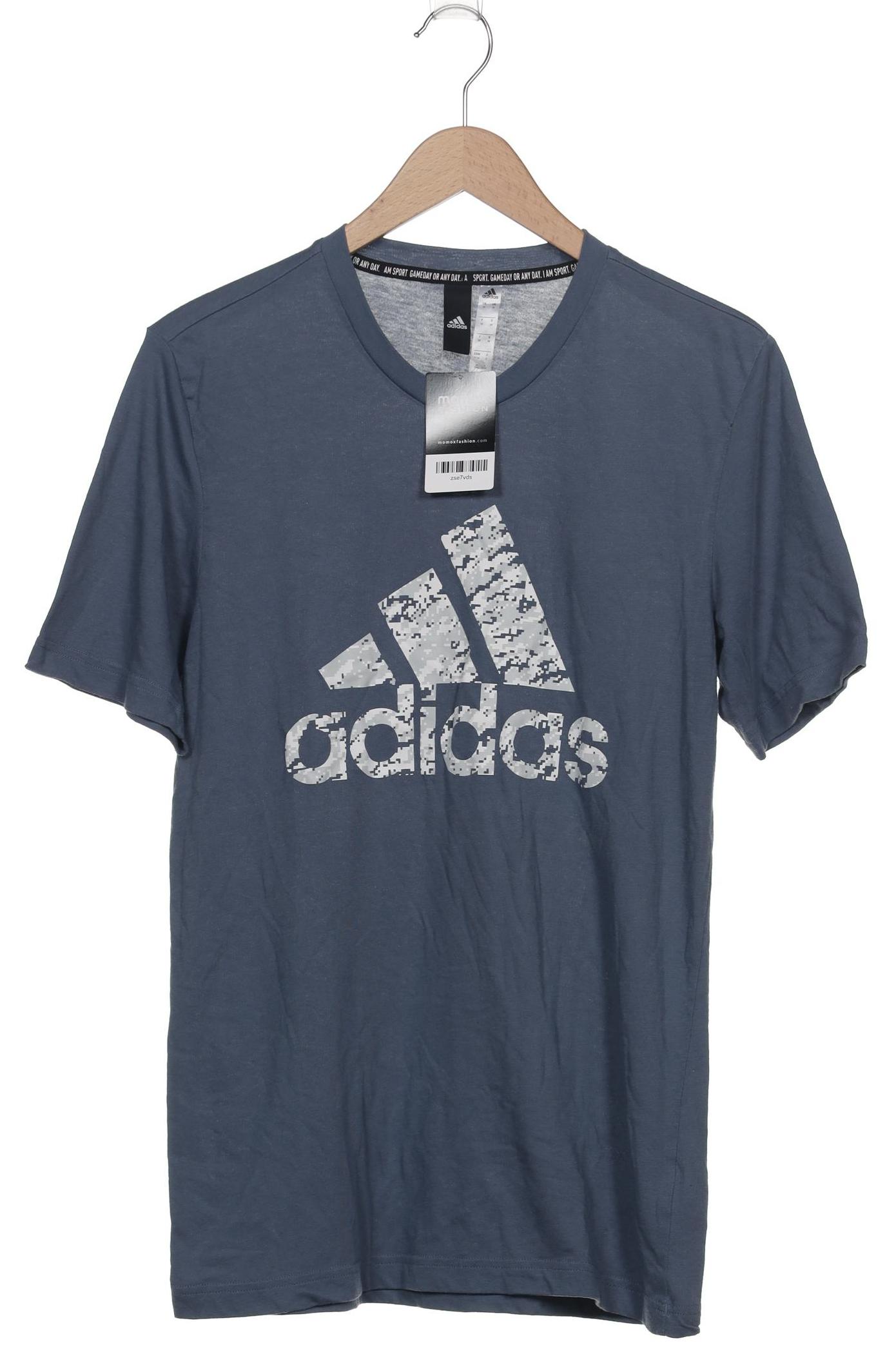 

adidas Herren T-Shirt, blau, Gr. 48