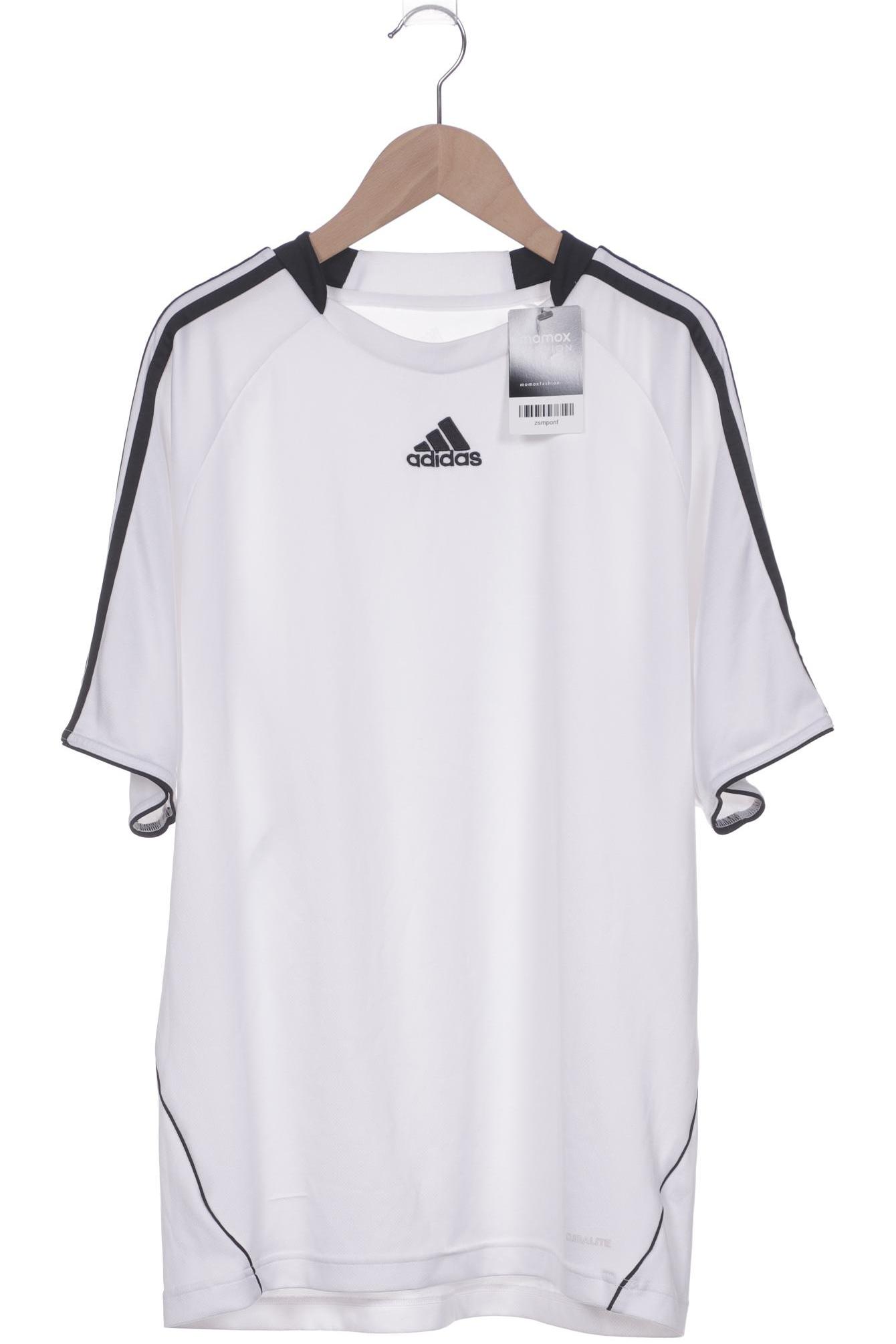 

adidas Herren T-Shirt, weiß, Gr. 48