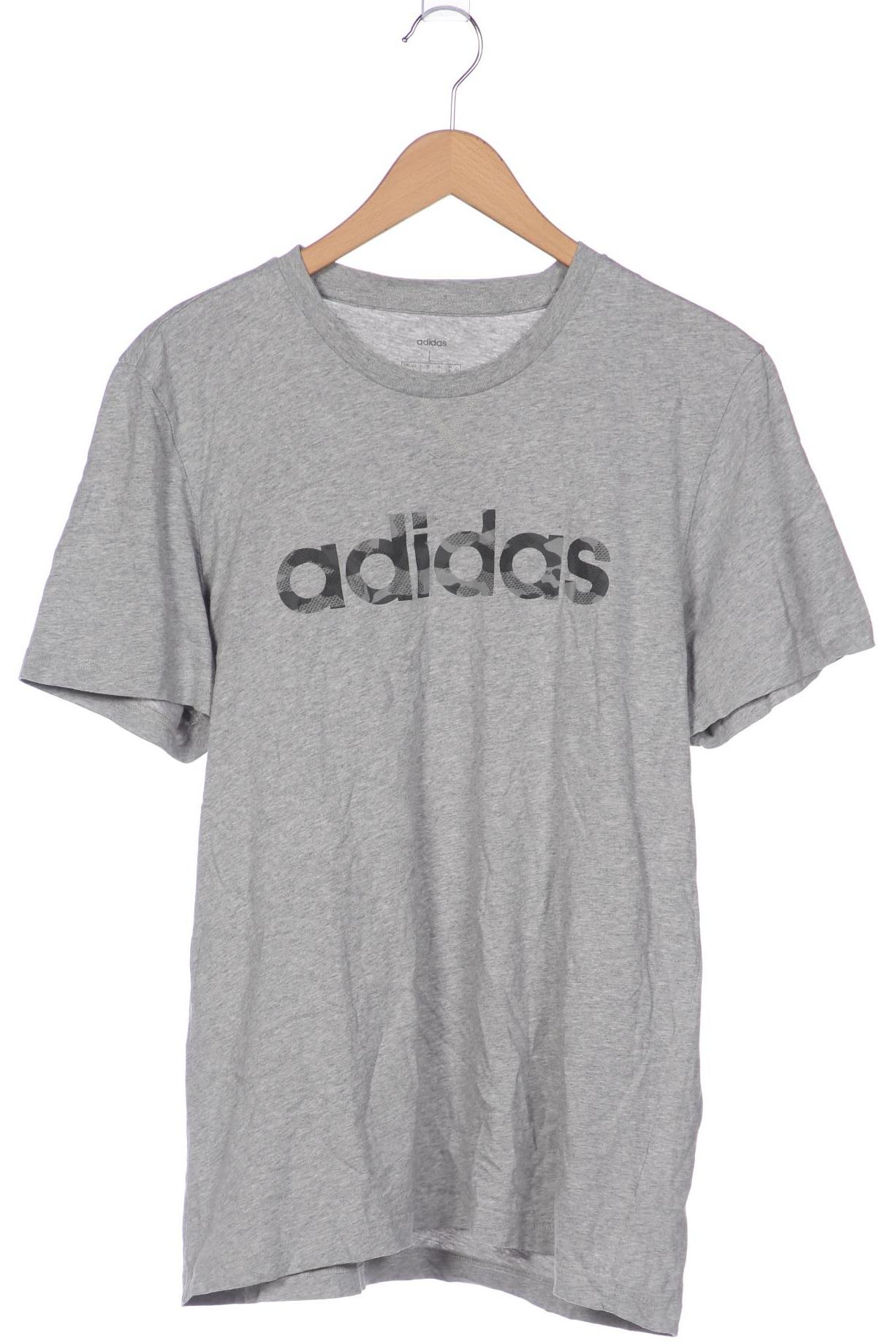 

adidas Herren T-Shirt, grau, Gr. 52