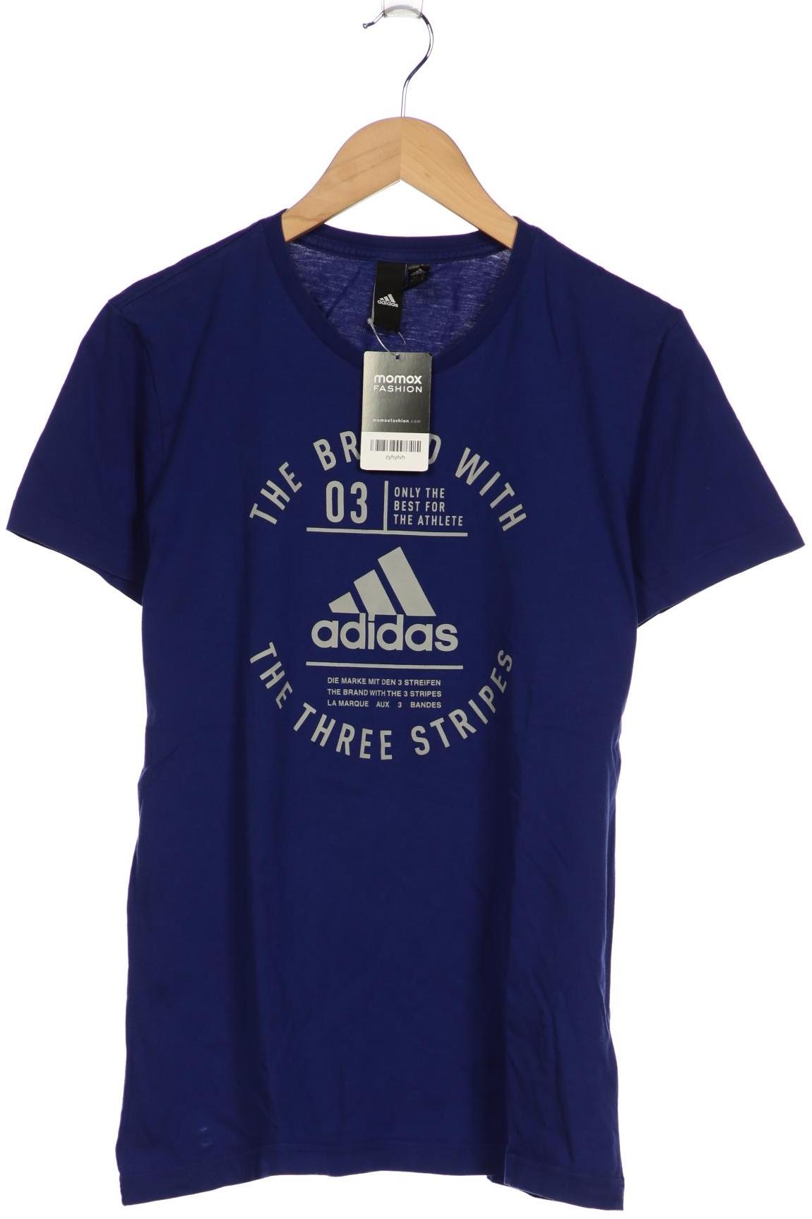 

adidas Herren T-Shirt, blau, Gr. 48