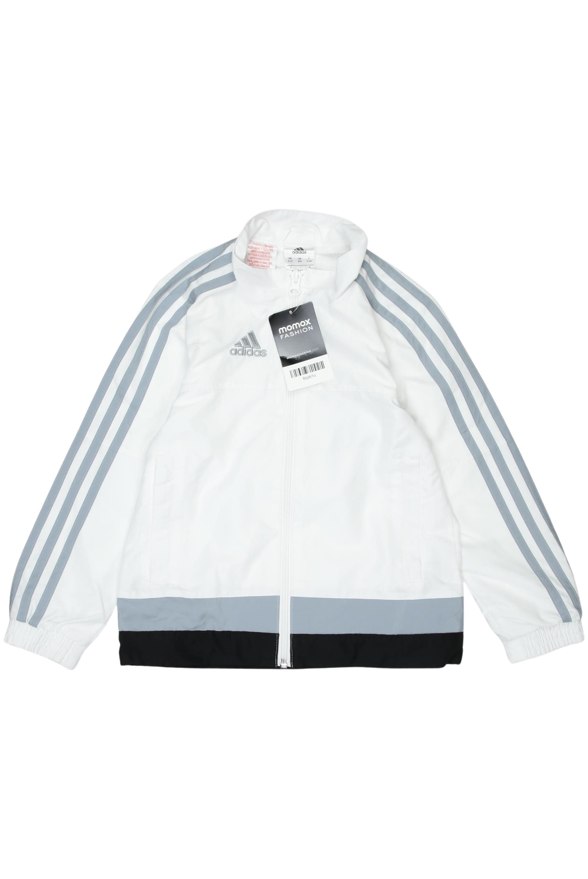 

adidas Jungen Jacke, weiß, Gr. 116