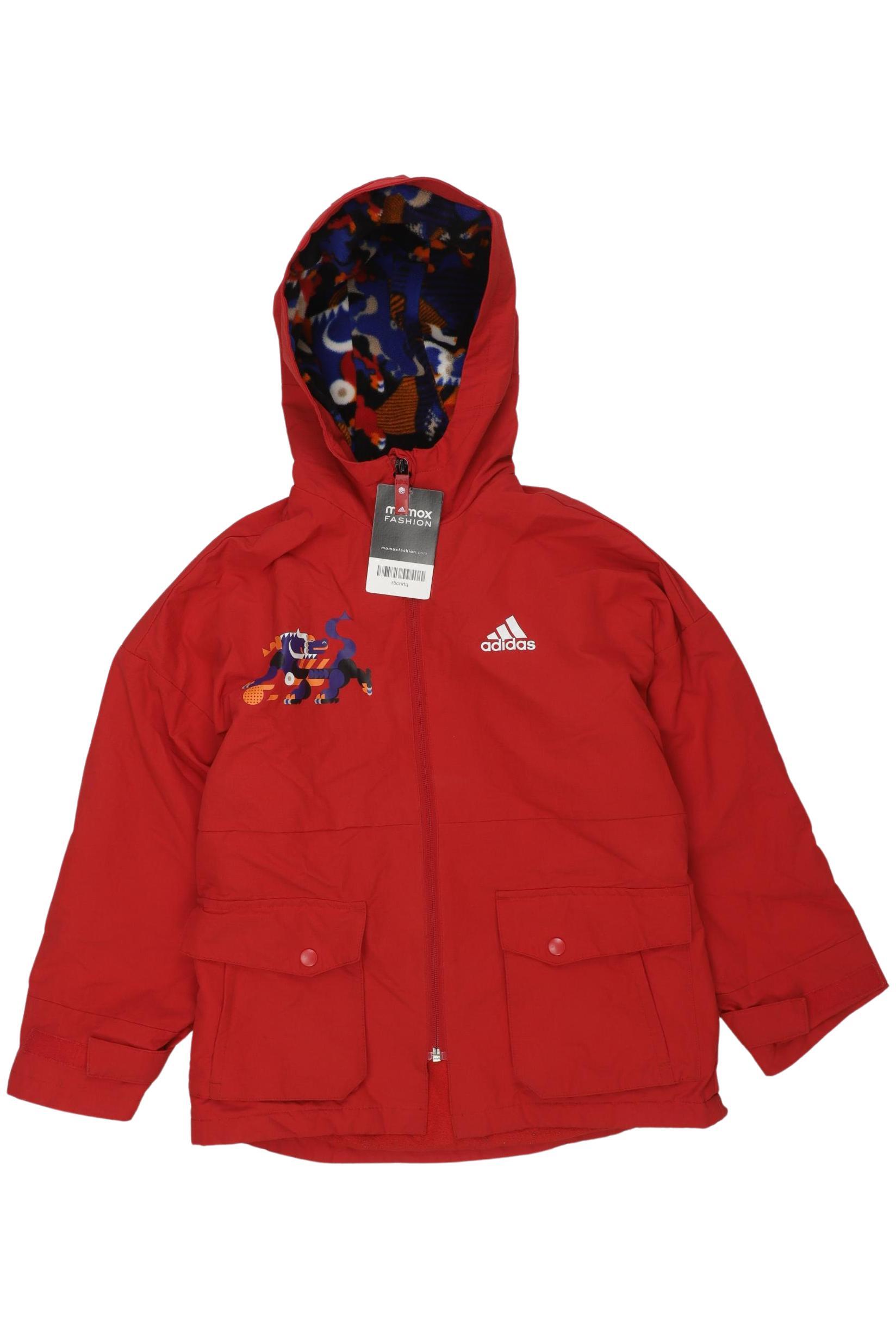 

adidas Jungen Jacke, rot, Gr. 128