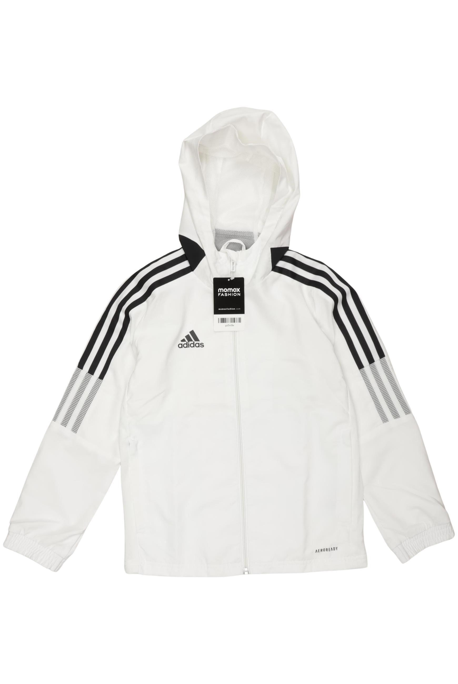 

adidas Jungen Jacke, weiß, Gr. 128
