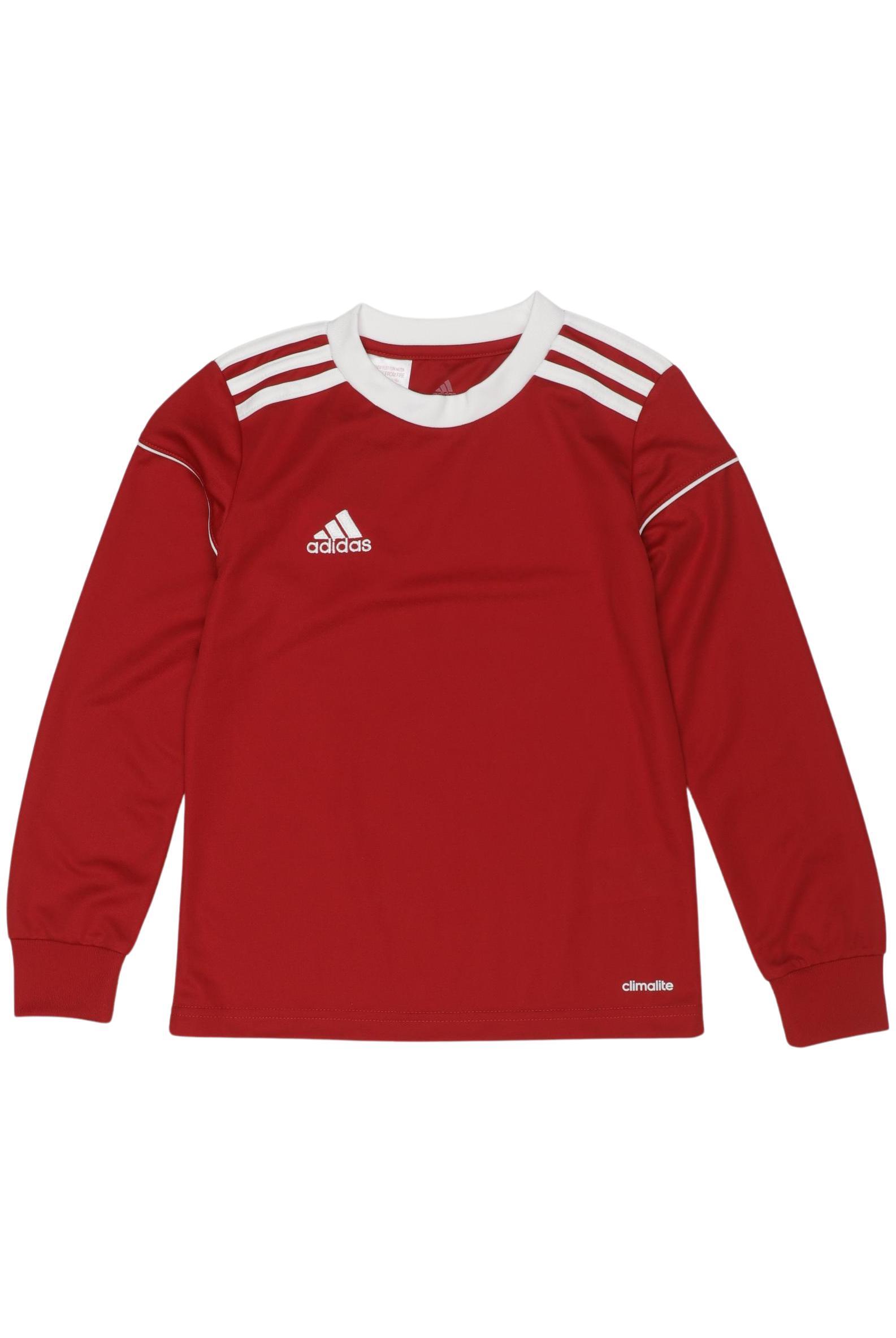 

adidas Jungen Langarmshirt, rot, Gr. 128