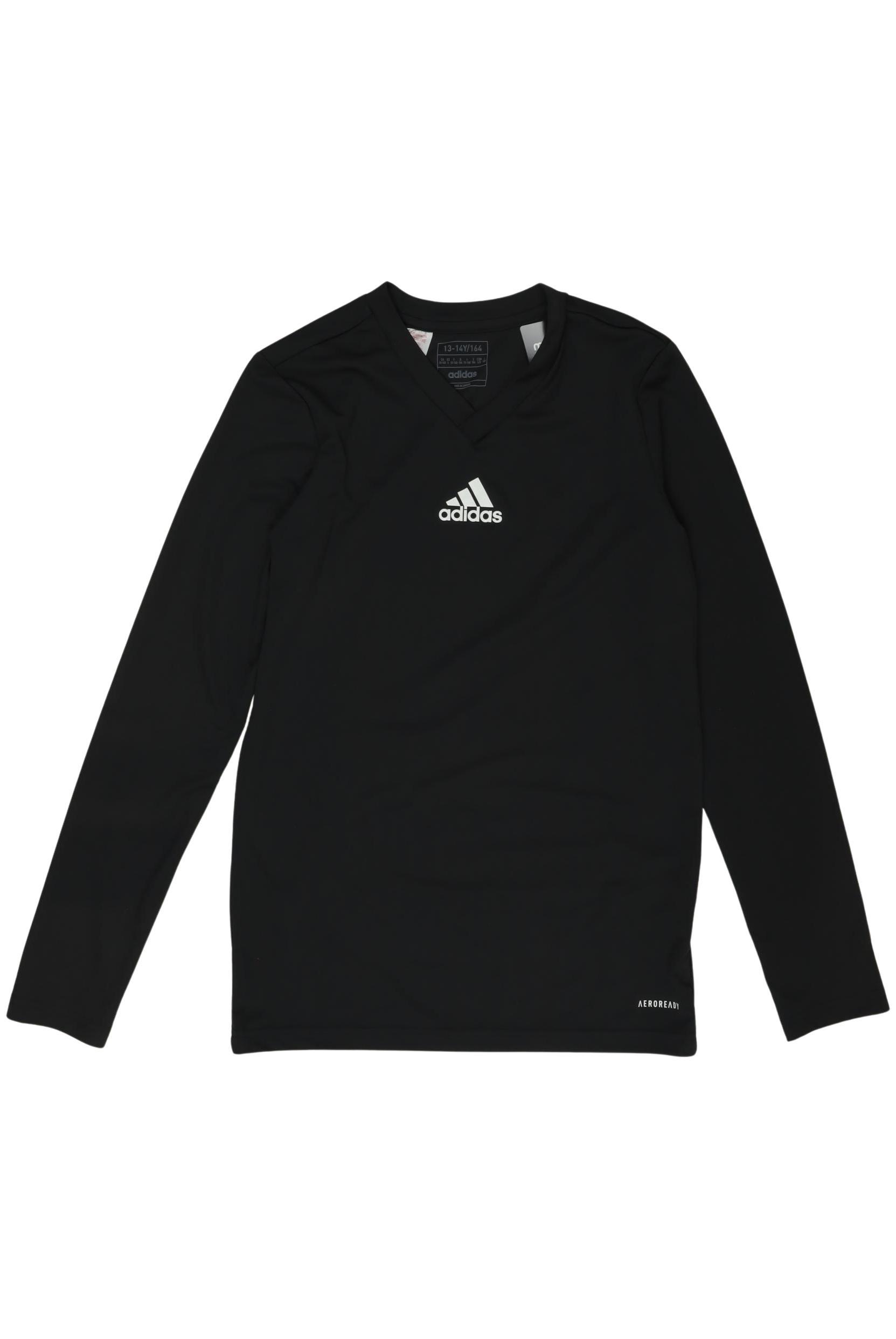 

adidas Jungen Langarmshirt, schwarz, Gr. 164