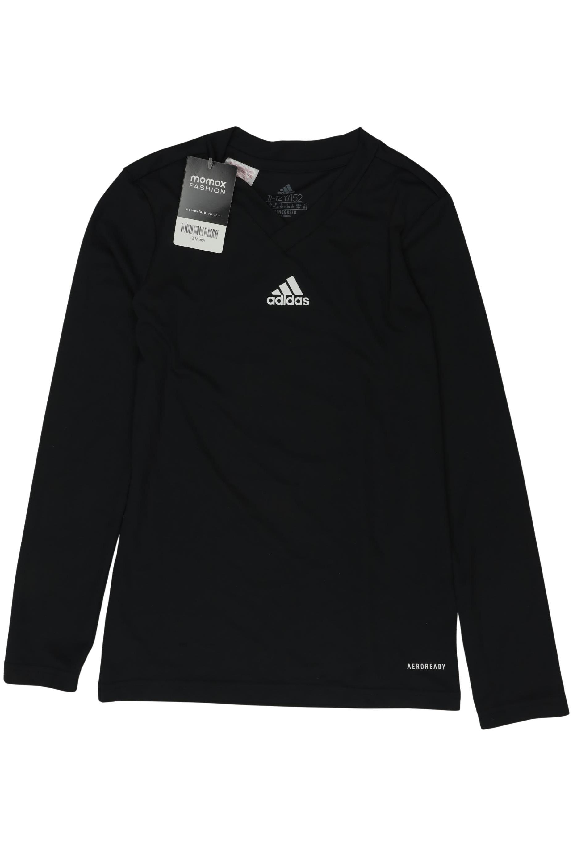 

adidas Jungen Langarmshirt, schwarz, Gr. 152