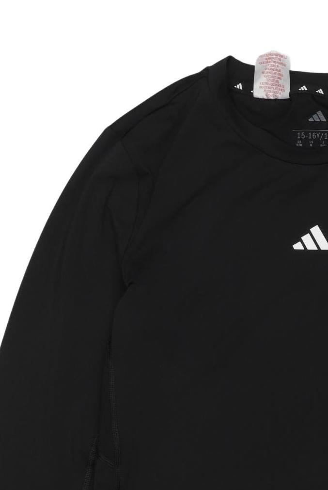 Thumbnail - adidas Jungen Langarmshirt, schwarz, Gr. 176