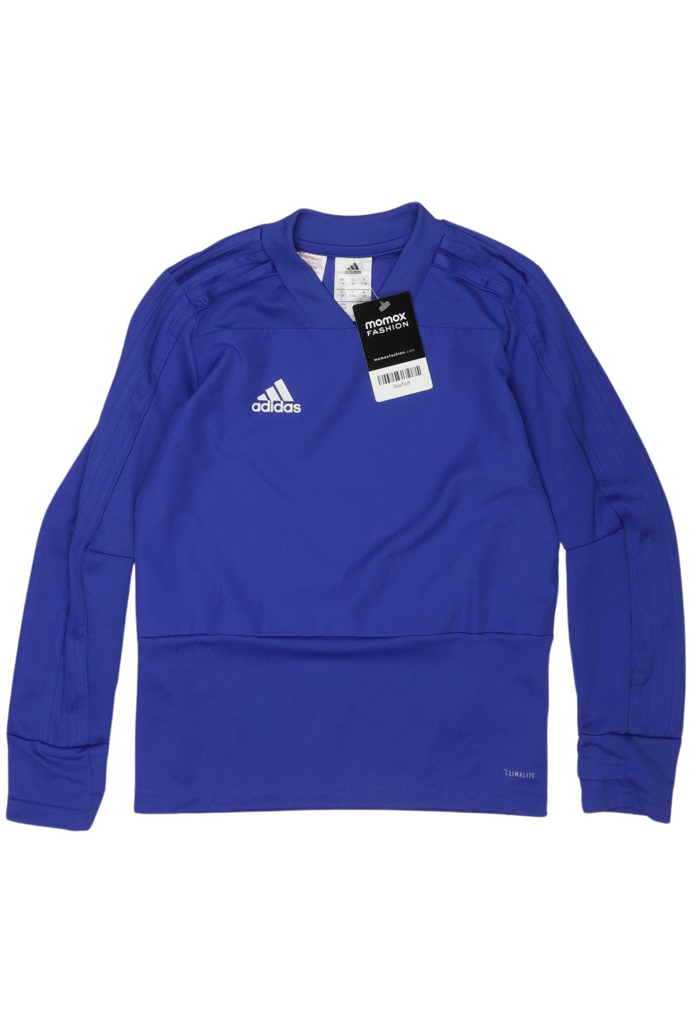 

adidas Jungen Langarmshirt, blau, Gr. 128
