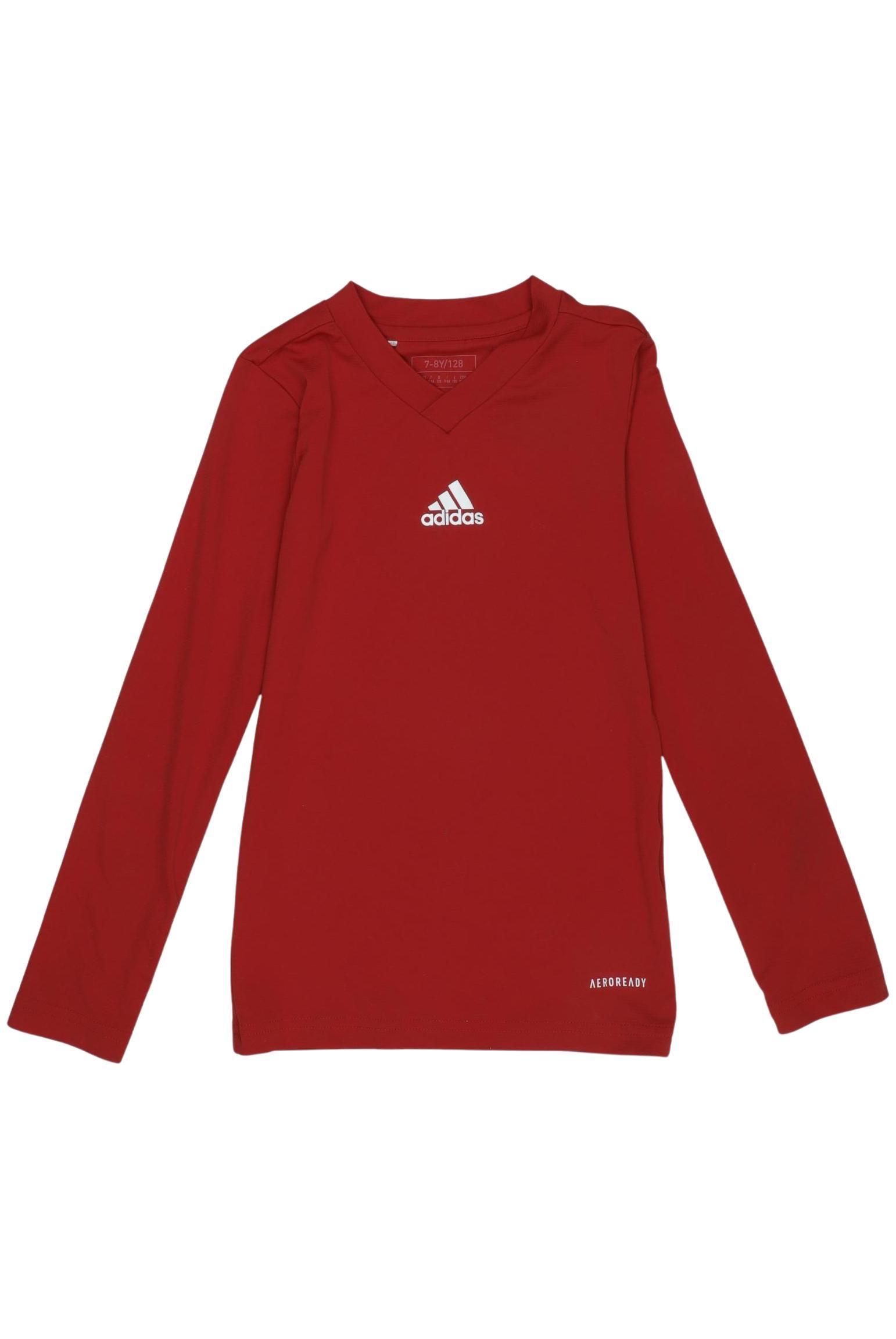 

adidas Herren Langarmshirt, rot, Gr. 128
