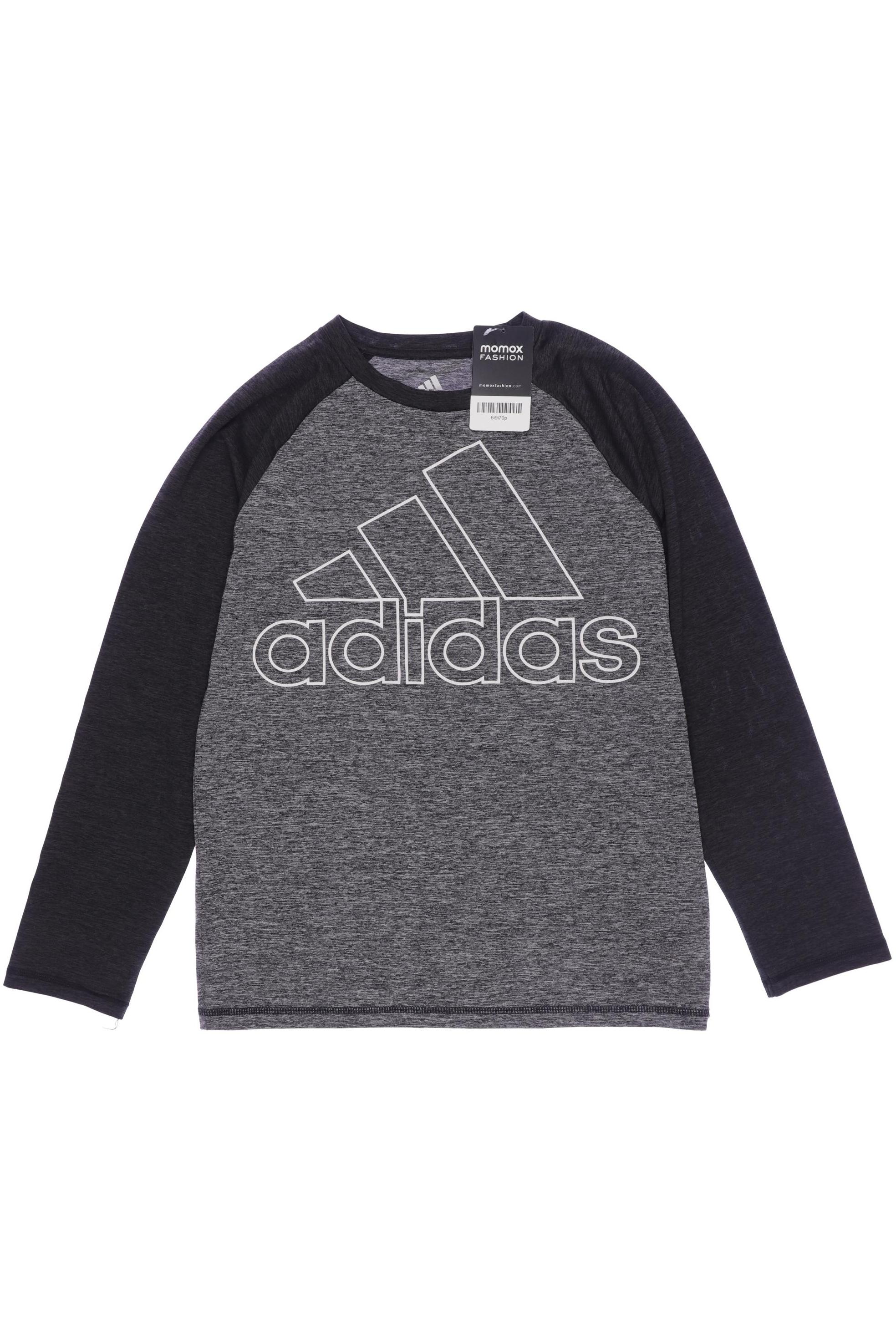 

adidas Herren Langarmshirt, grau, Gr. 10