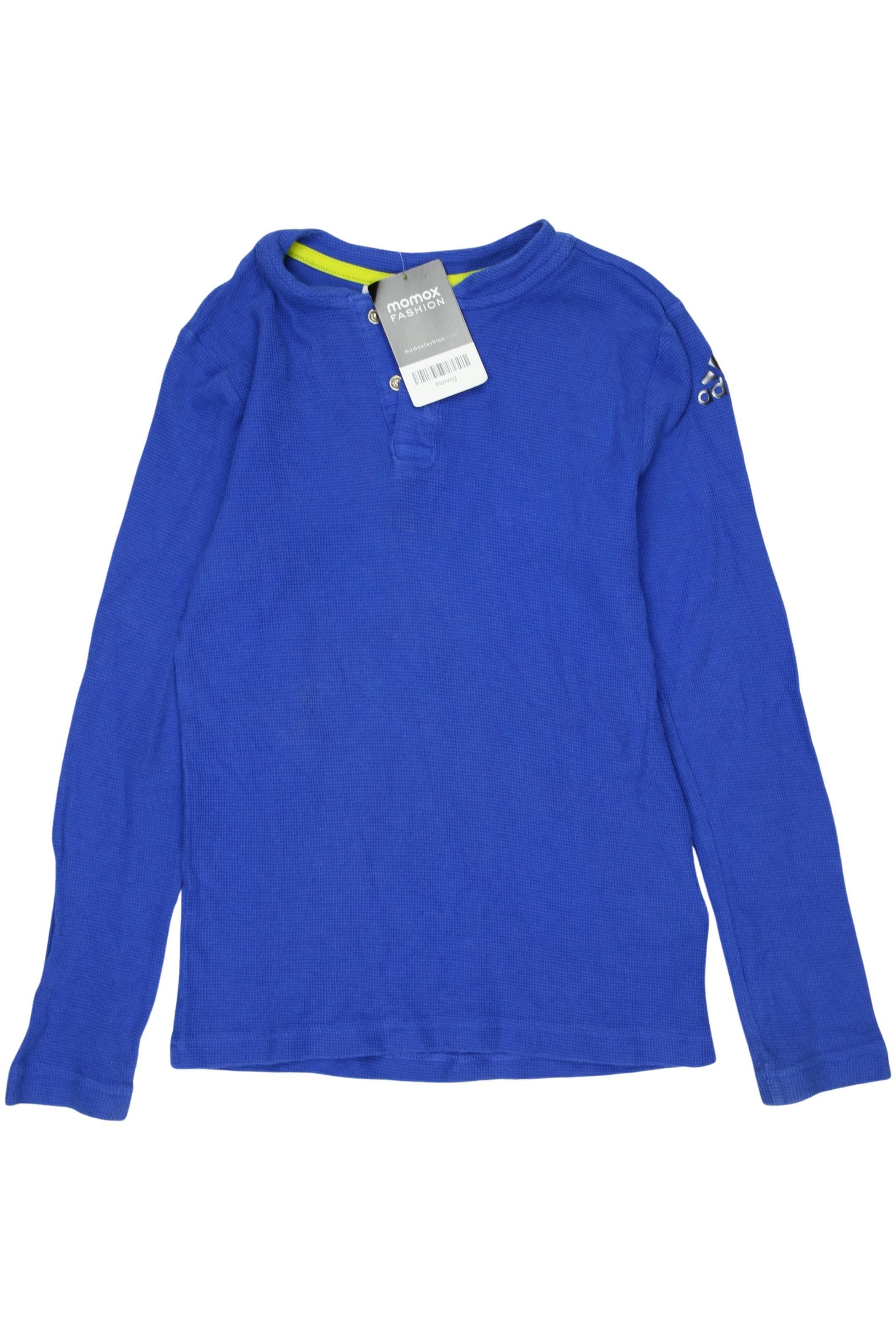 

adidas Herren Langarmshirt, blau, Gr. 140
