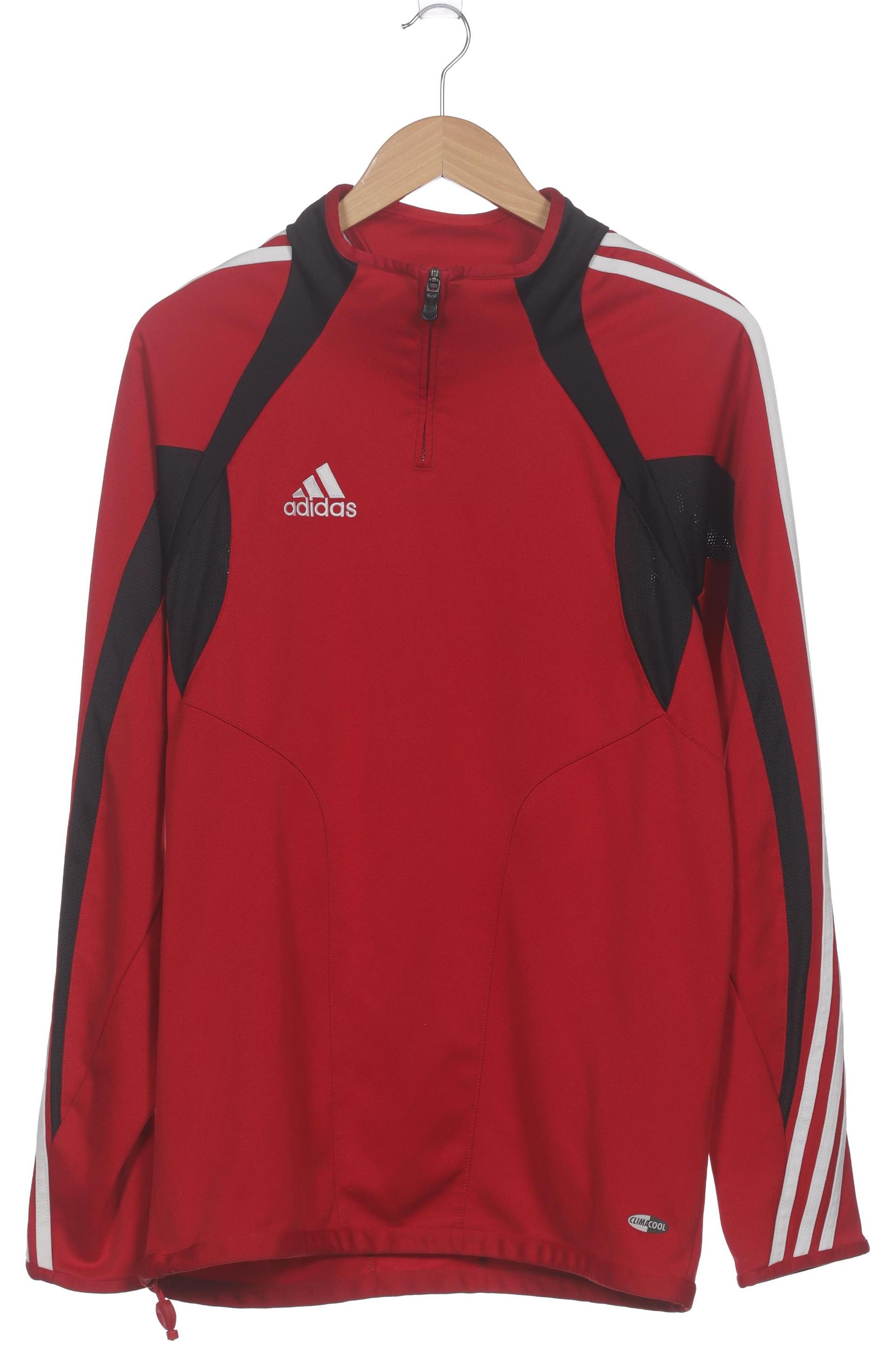 

adidas Herren Langarmshirt, rot, Gr. 170