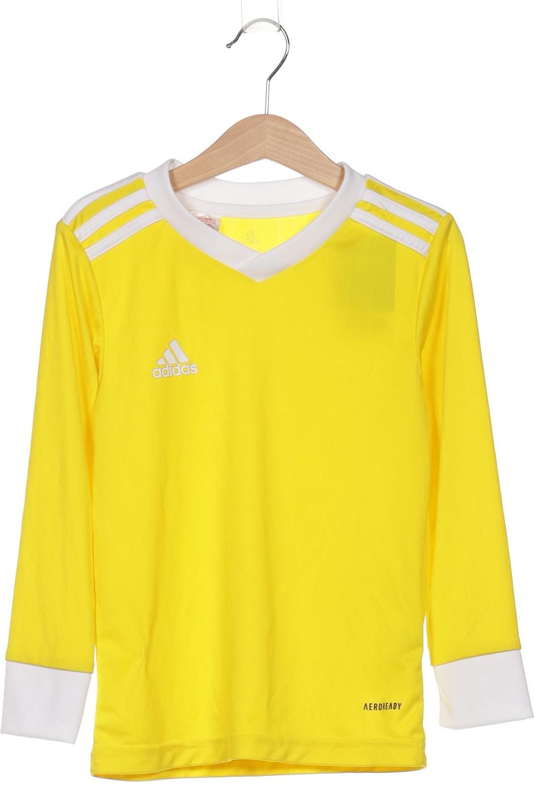 

adidas Herren Langarmshirt, gelb, Gr. 116