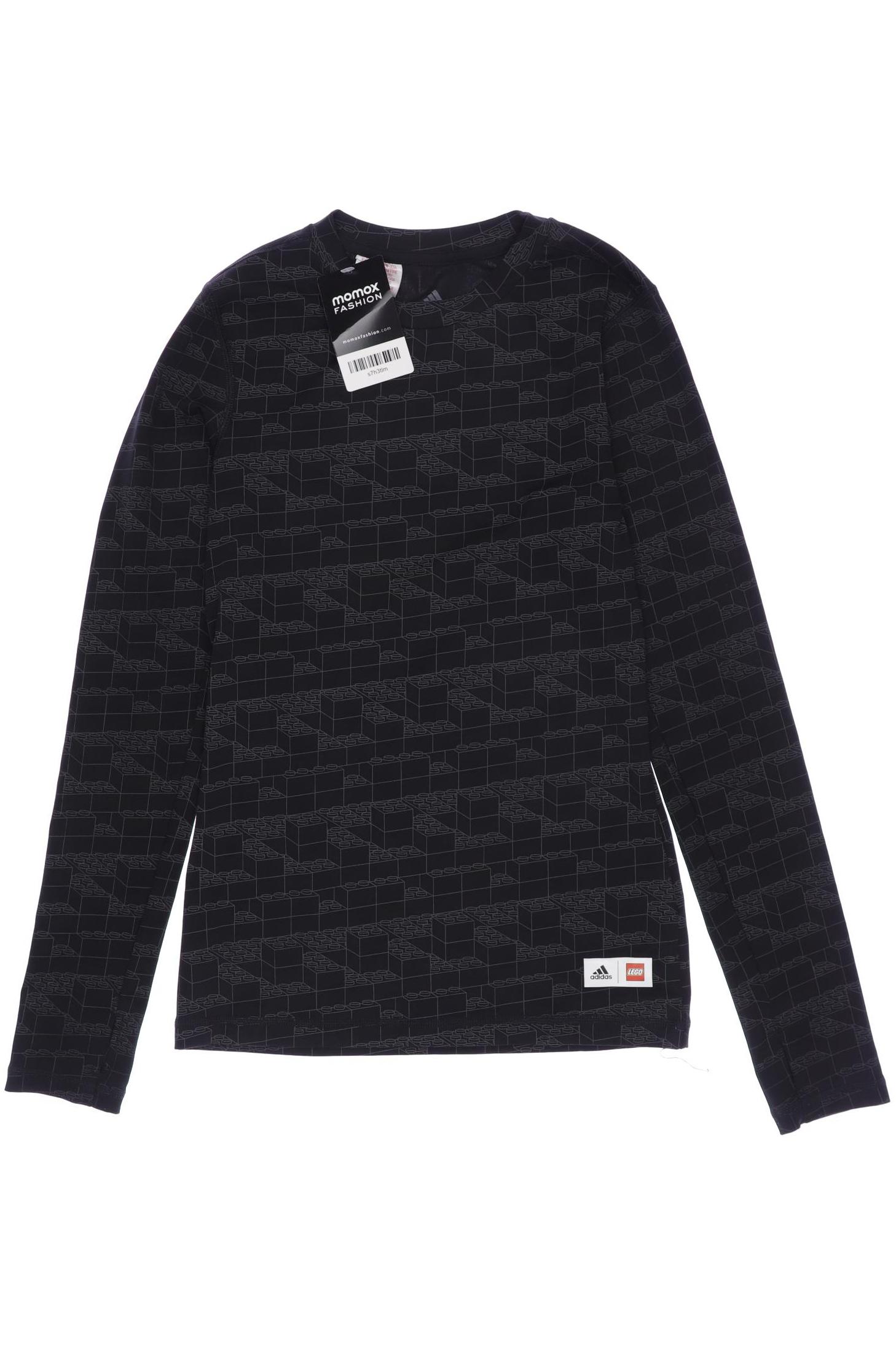

adidas Jungen Langarmshirt, schwarz