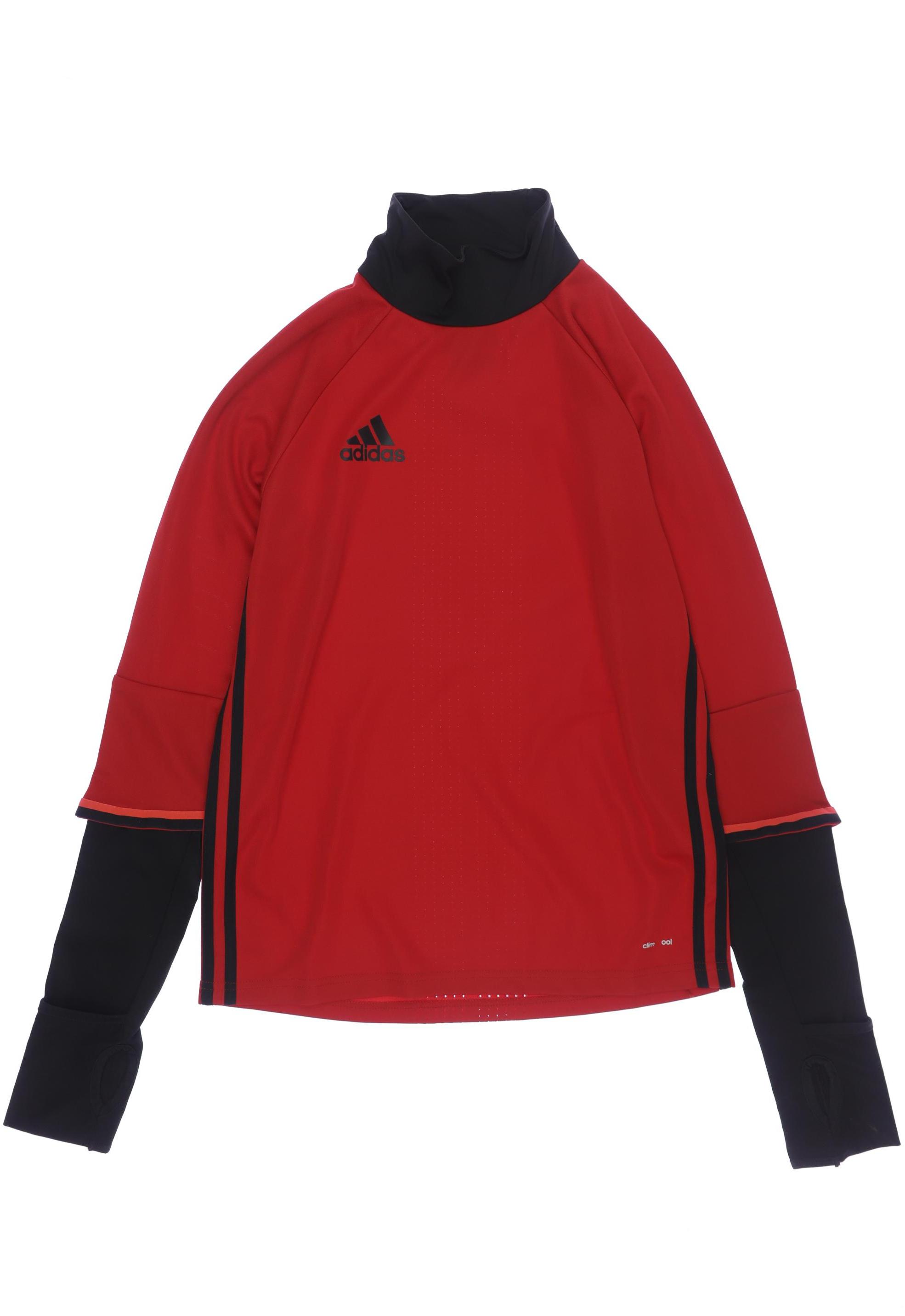 

adidas Herren Langarmshirt, rot, Gr. 176