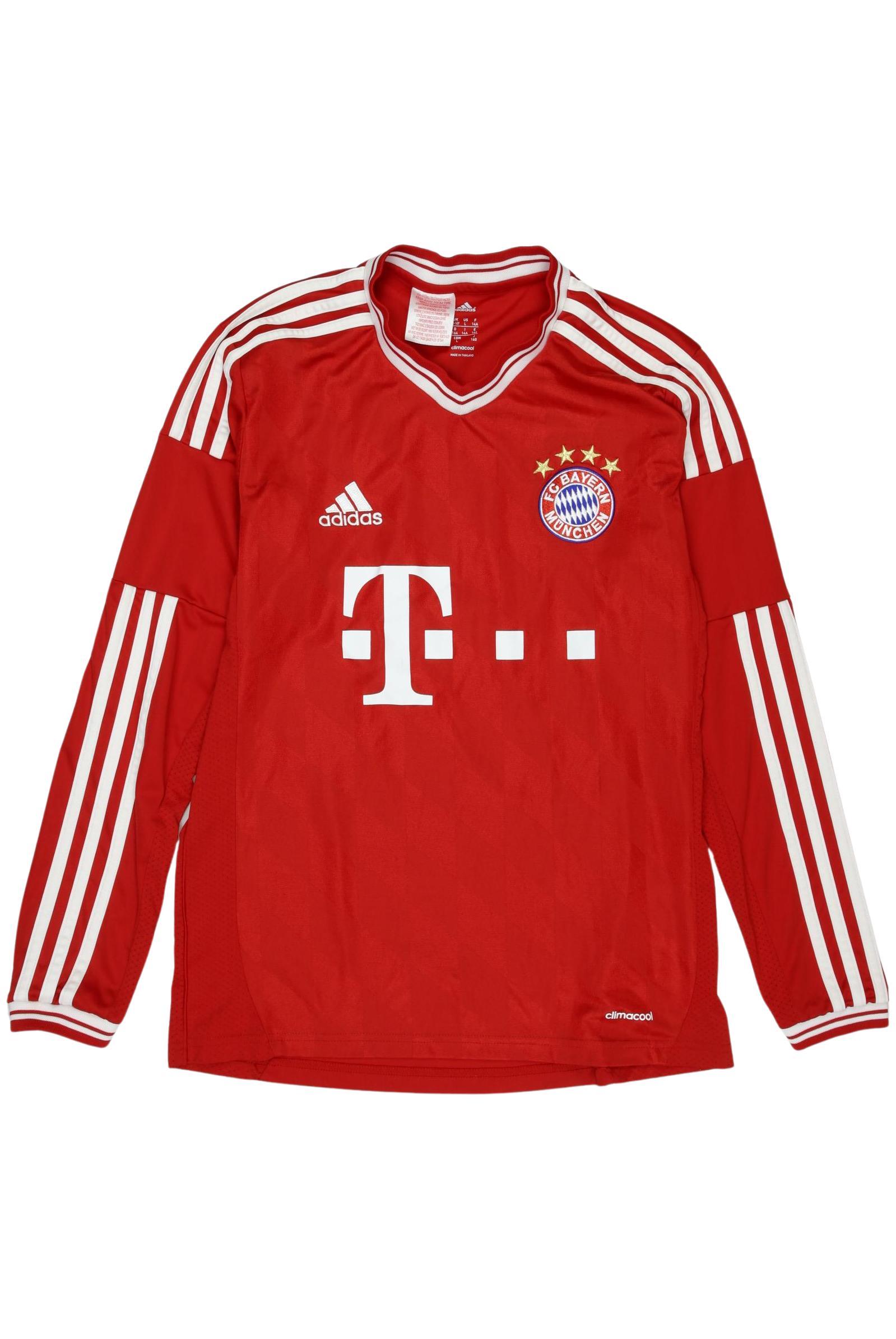 

adidas Herren Langarmshirt, rot, Gr. 164