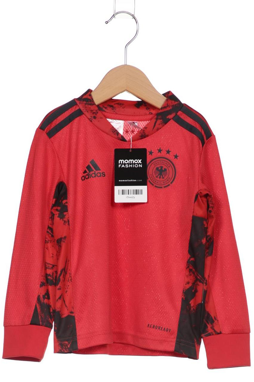 

adidas Herren Langarmshirt, rot, Gr. 104