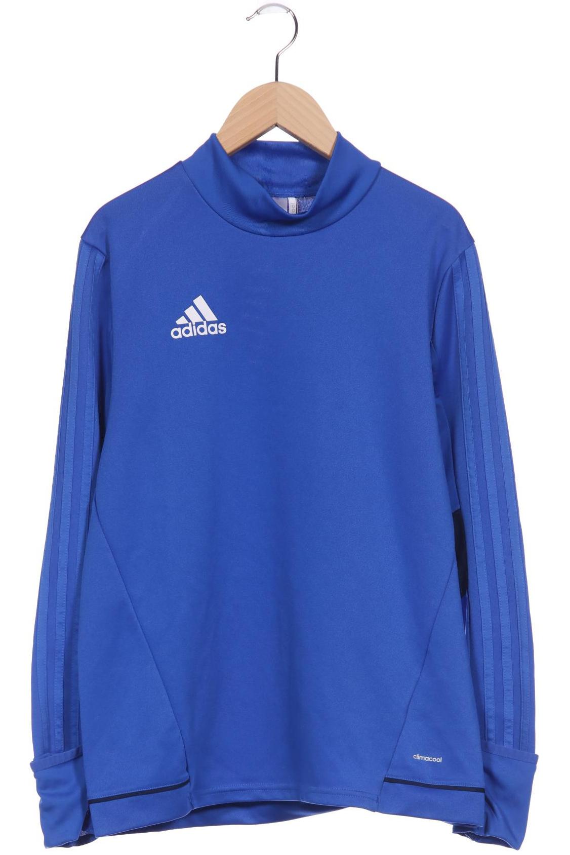 

adidas Herren Langarmshirt, blau, Gr. 164