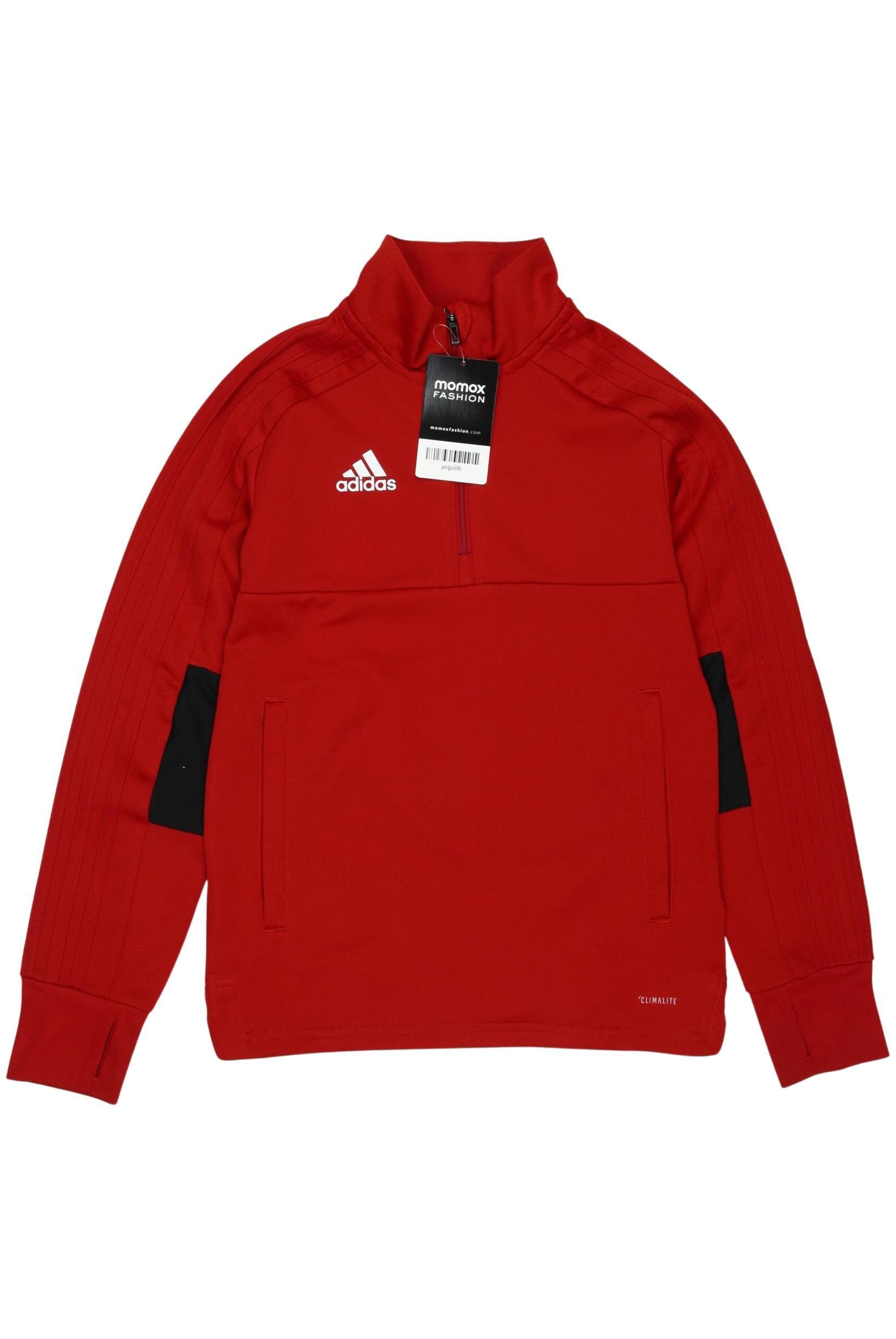 

adidas Herren Langarmshirt, rot, Gr. 128