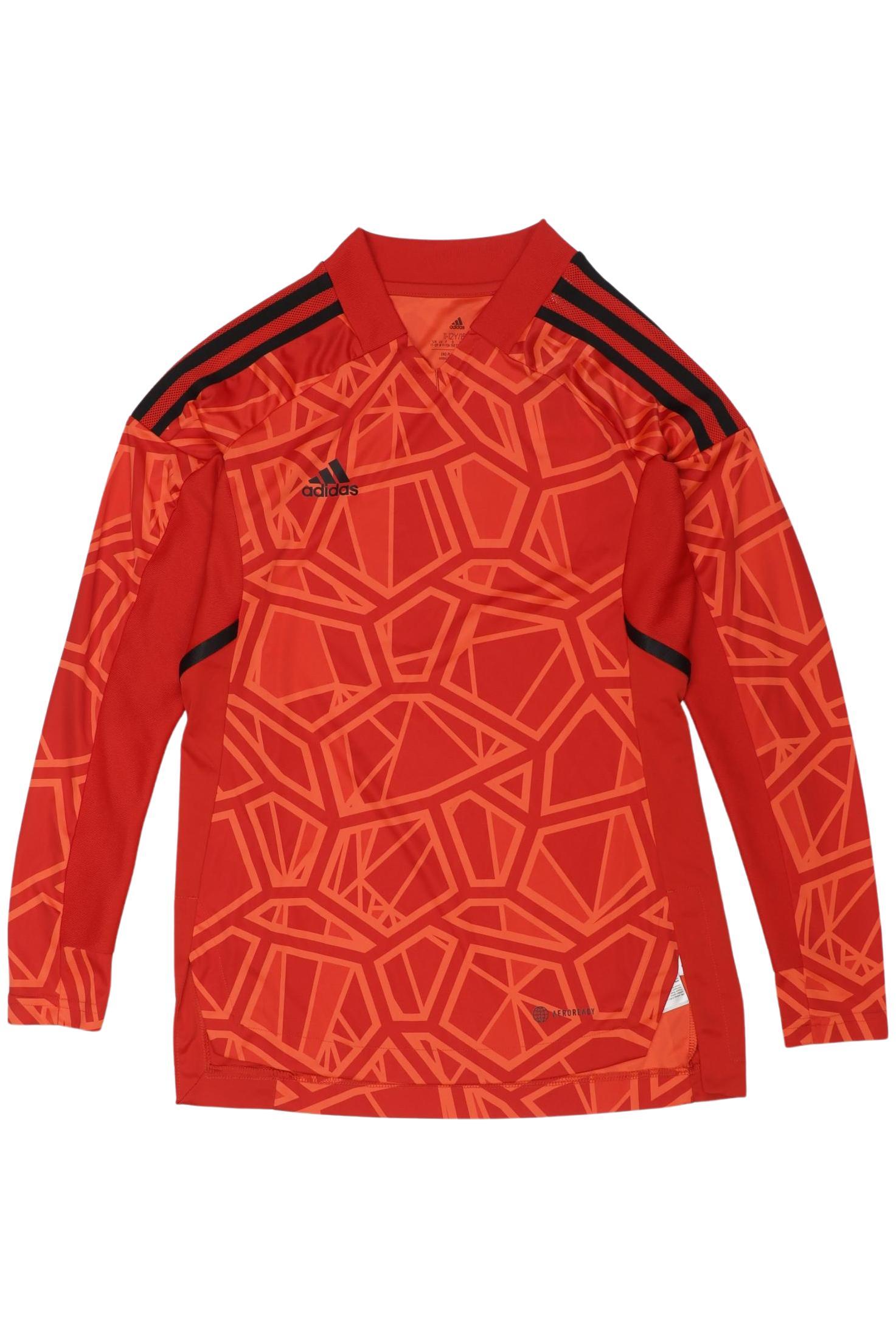 

adidas Jungen Langarmshirt, rot, Gr. 152