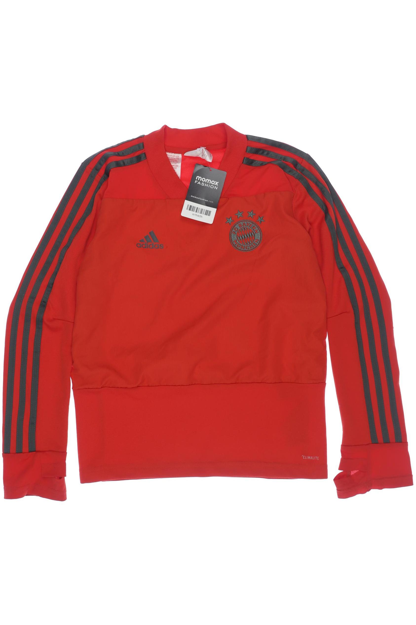 

adidas Herren Langarmshirt, rot, Gr. 140