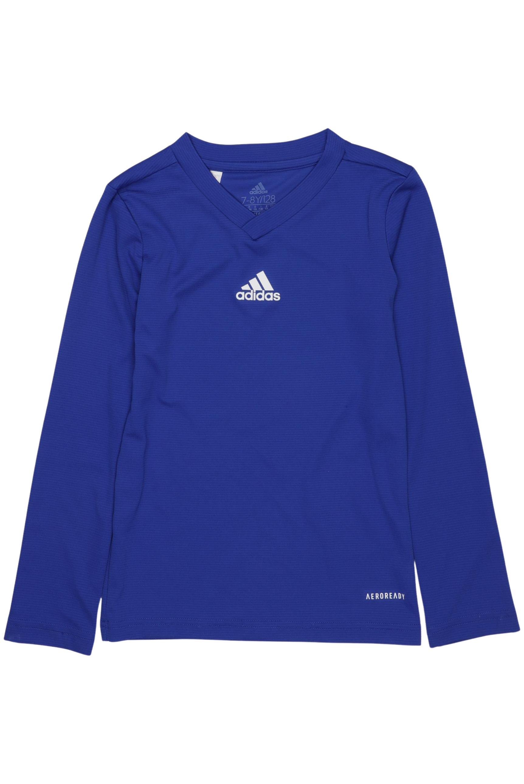 

adidas Herren Langarmshirt, blau, Gr. 128