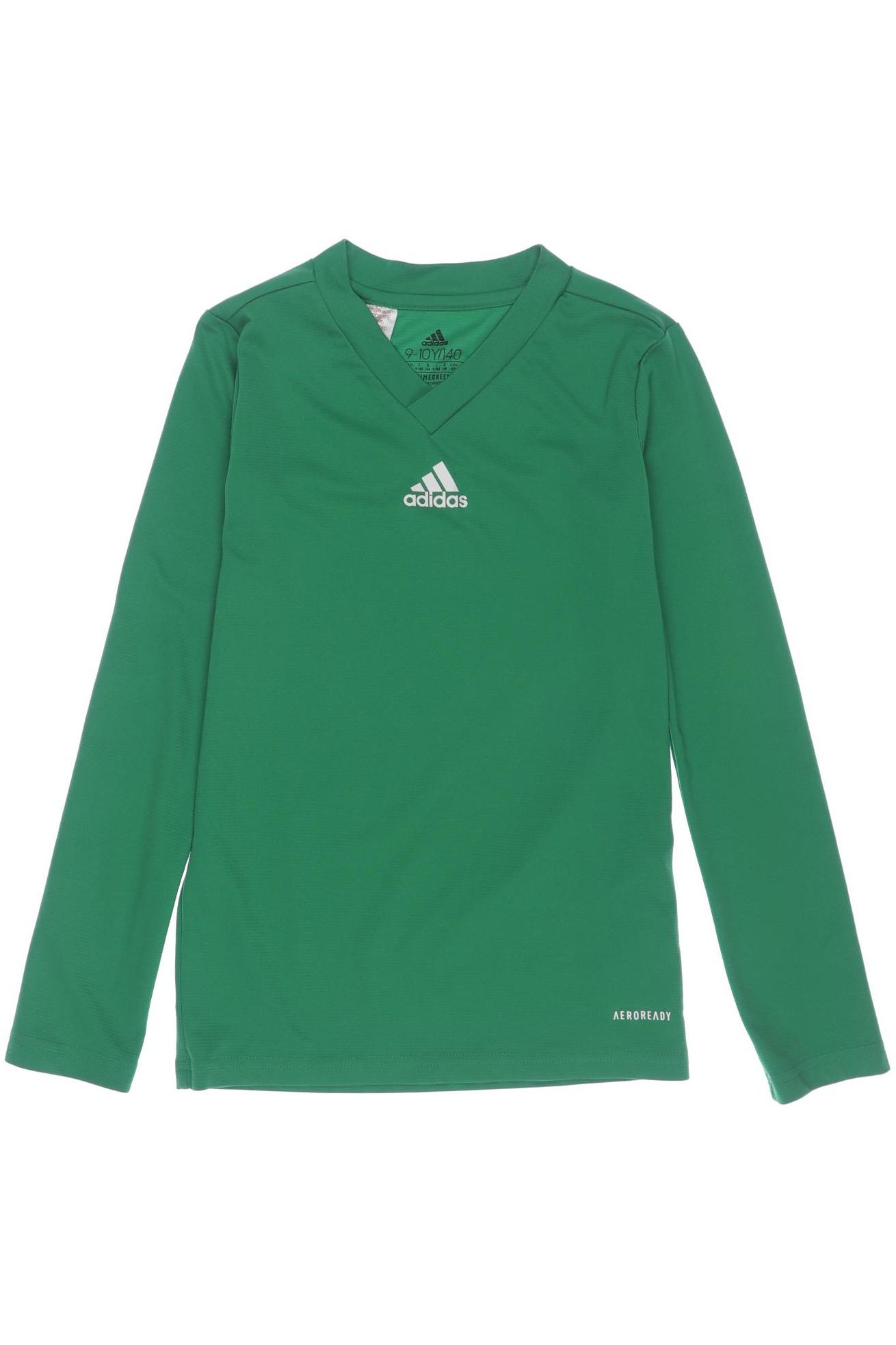 

adidas Herren Langarmshirt, grün, Gr. 140