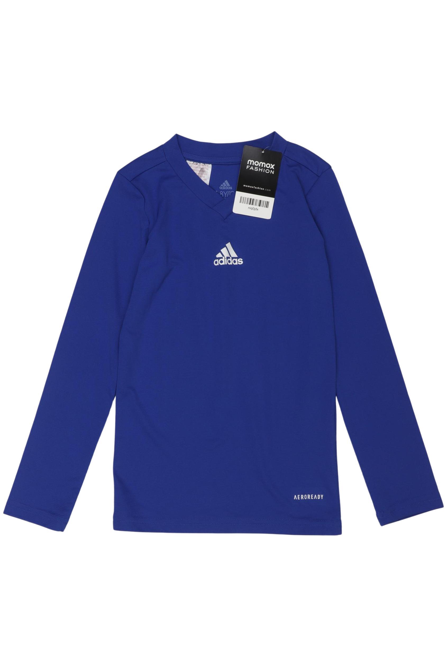 

adidas Jungen Langarmshirt, blau, Gr. 128