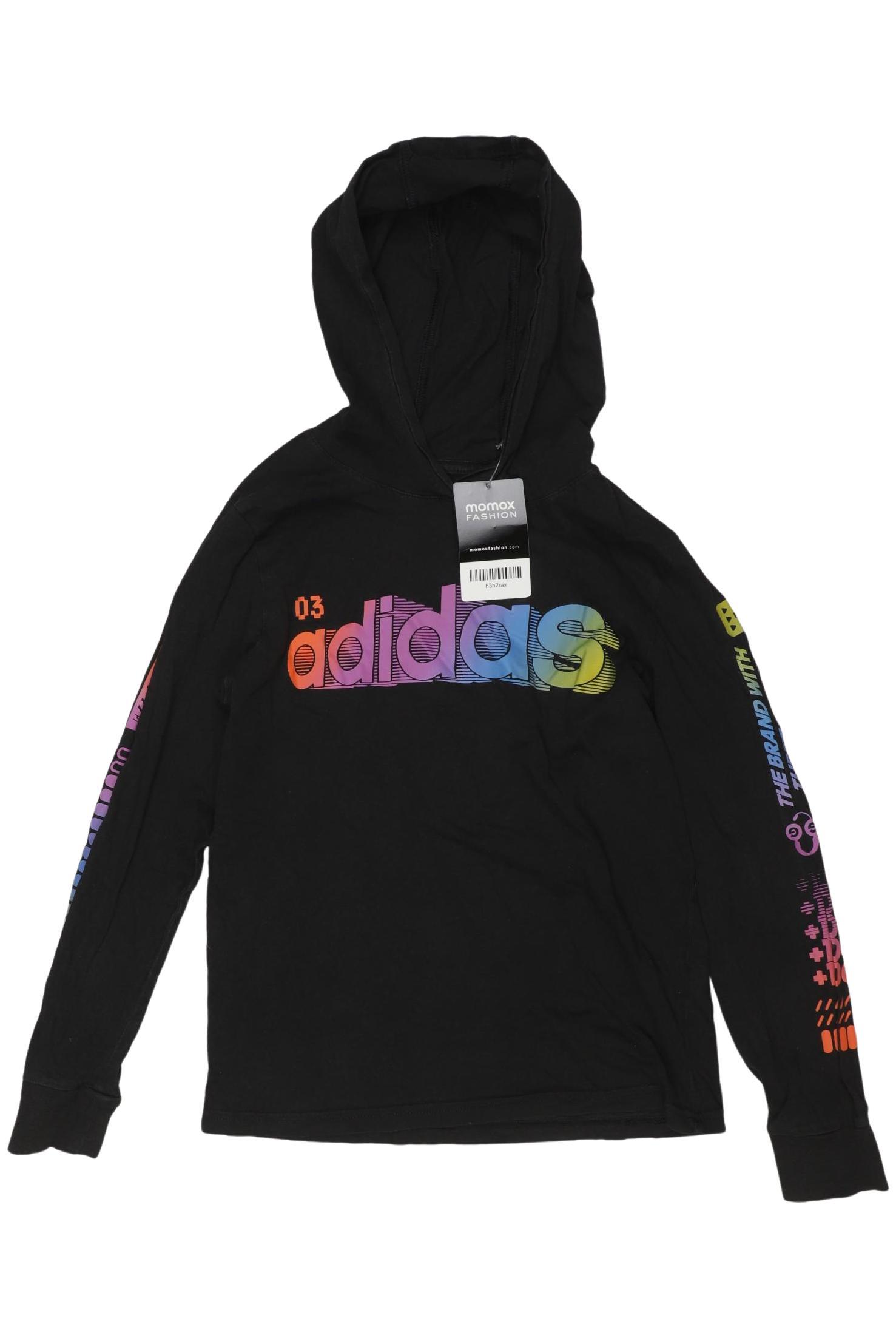 

adidas Jungen Langarmshirt, schwarz, Gr. 134