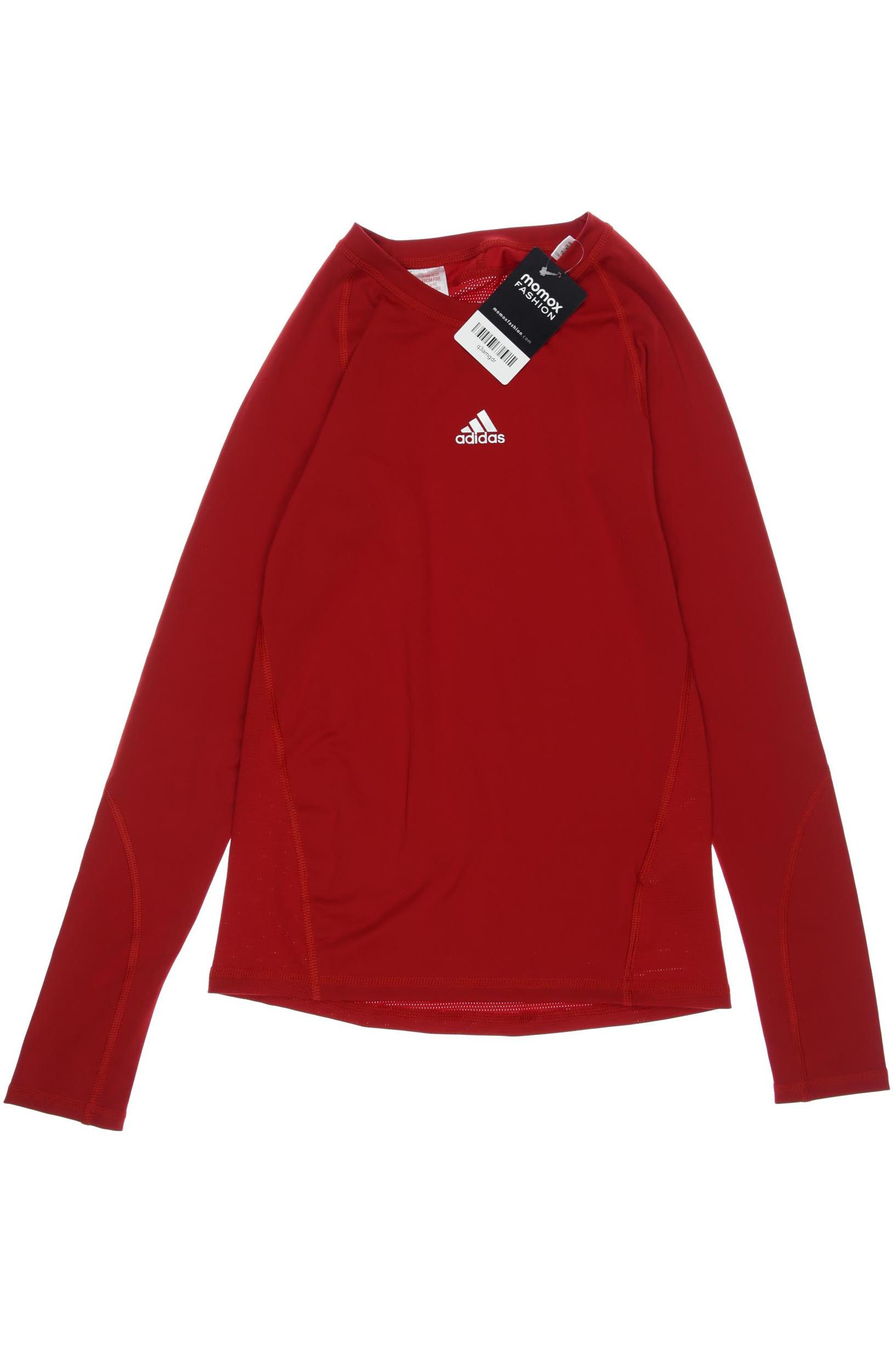 

adidas Herren Langarmshirt, rot, Gr. 146