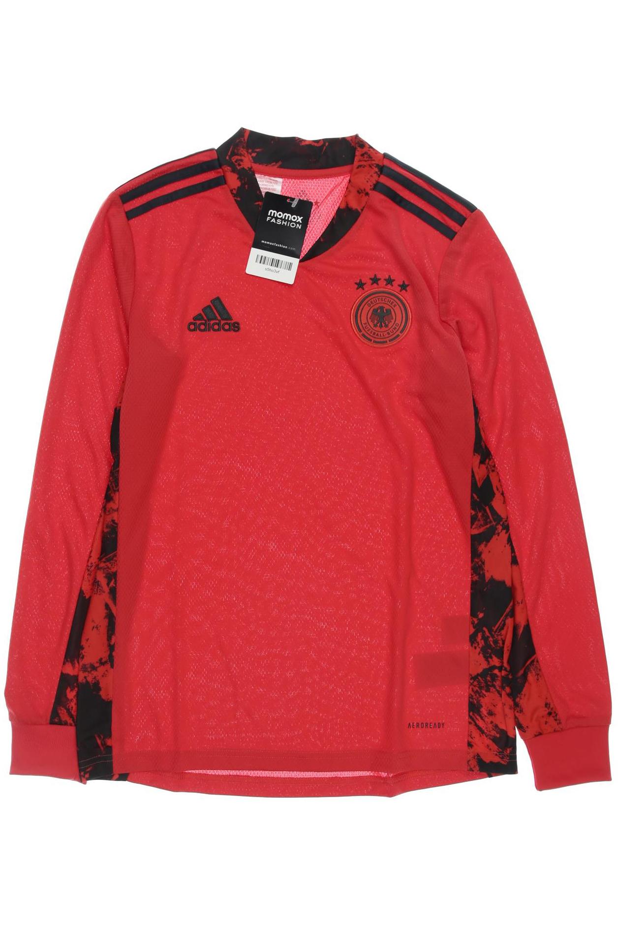 

adidas Herren Langarmshirt, rot, Gr. 164