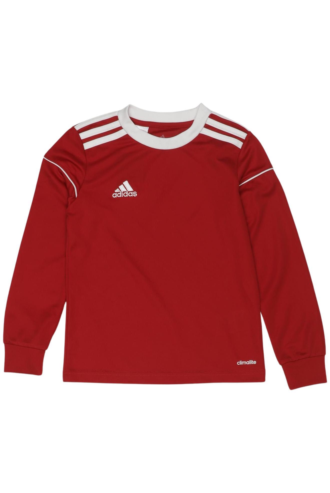 

adidas Jungen Langarmshirt, rot, Gr. 128