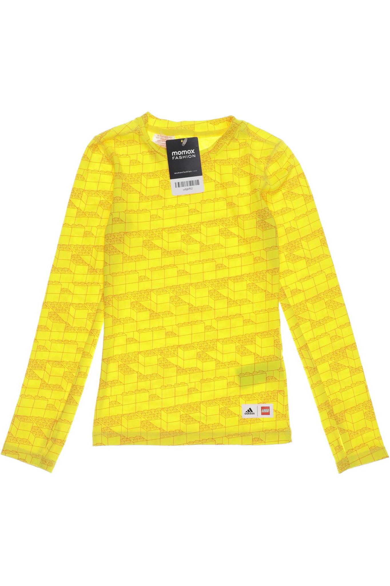 

adidas Herren Langarmshirt, gelb, Gr. 128