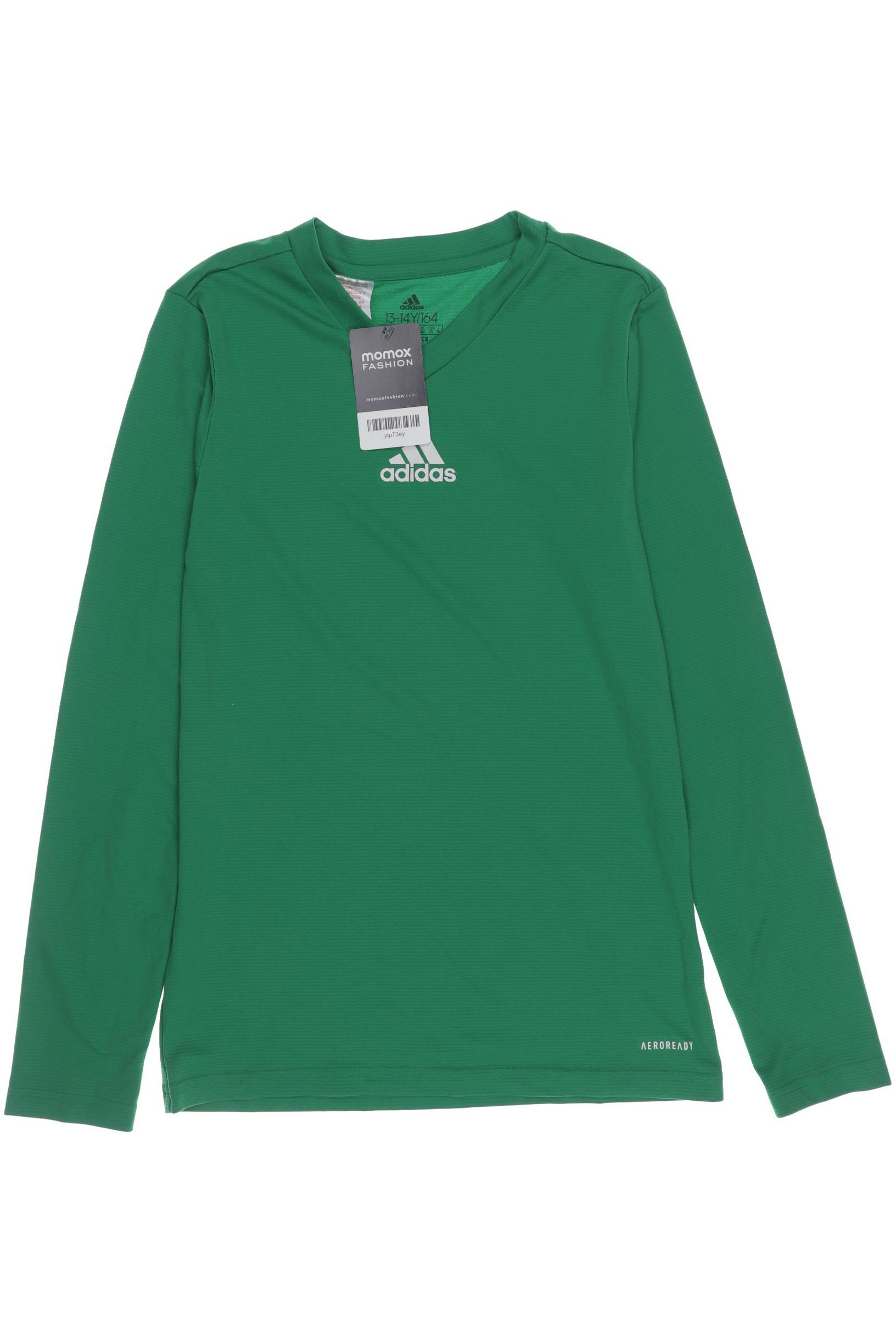 

adidas Herren Langarmshirt, grün, Gr. 164