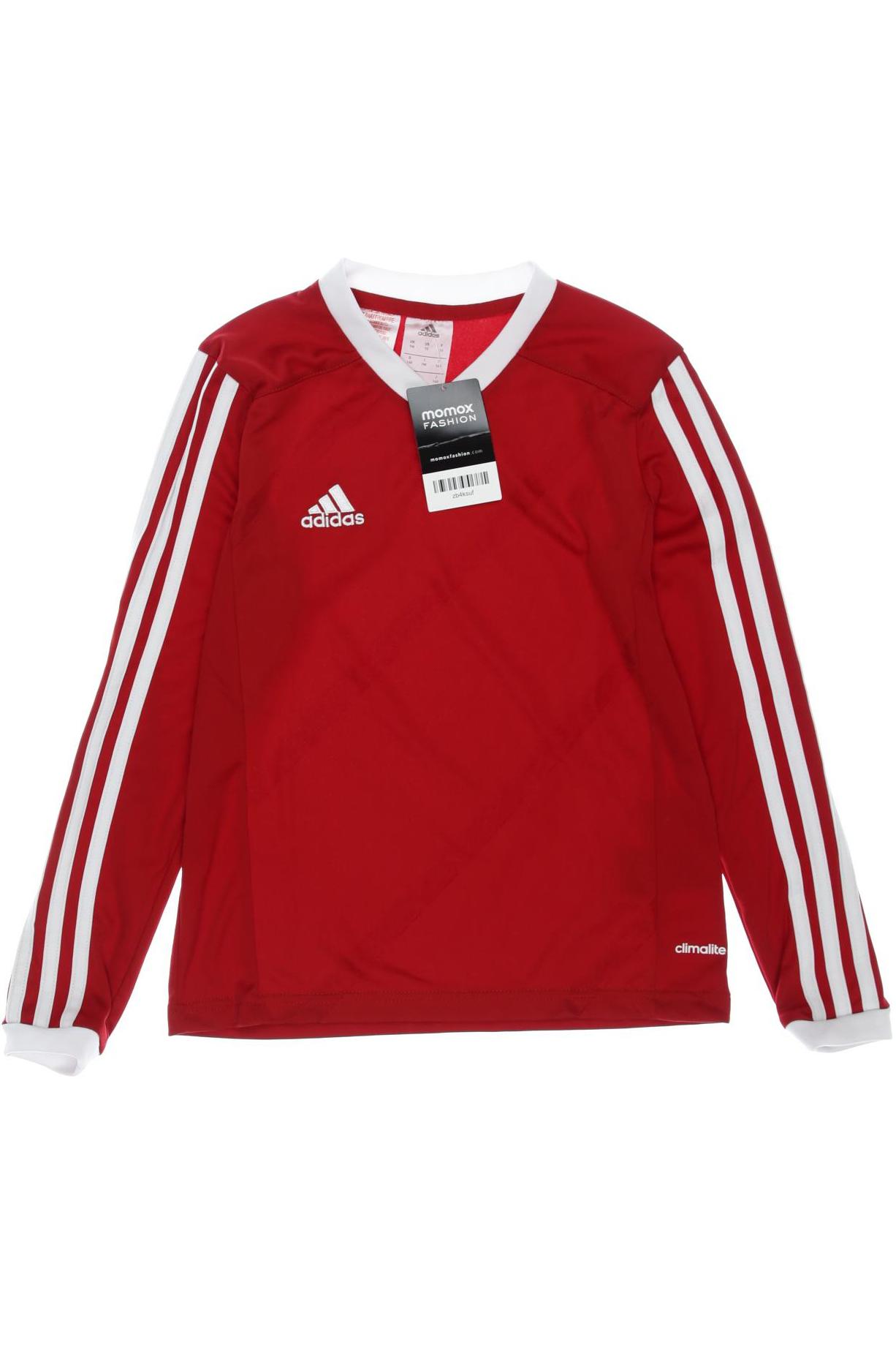 

adidas Herren Langarmshirt, rot, Gr. 140