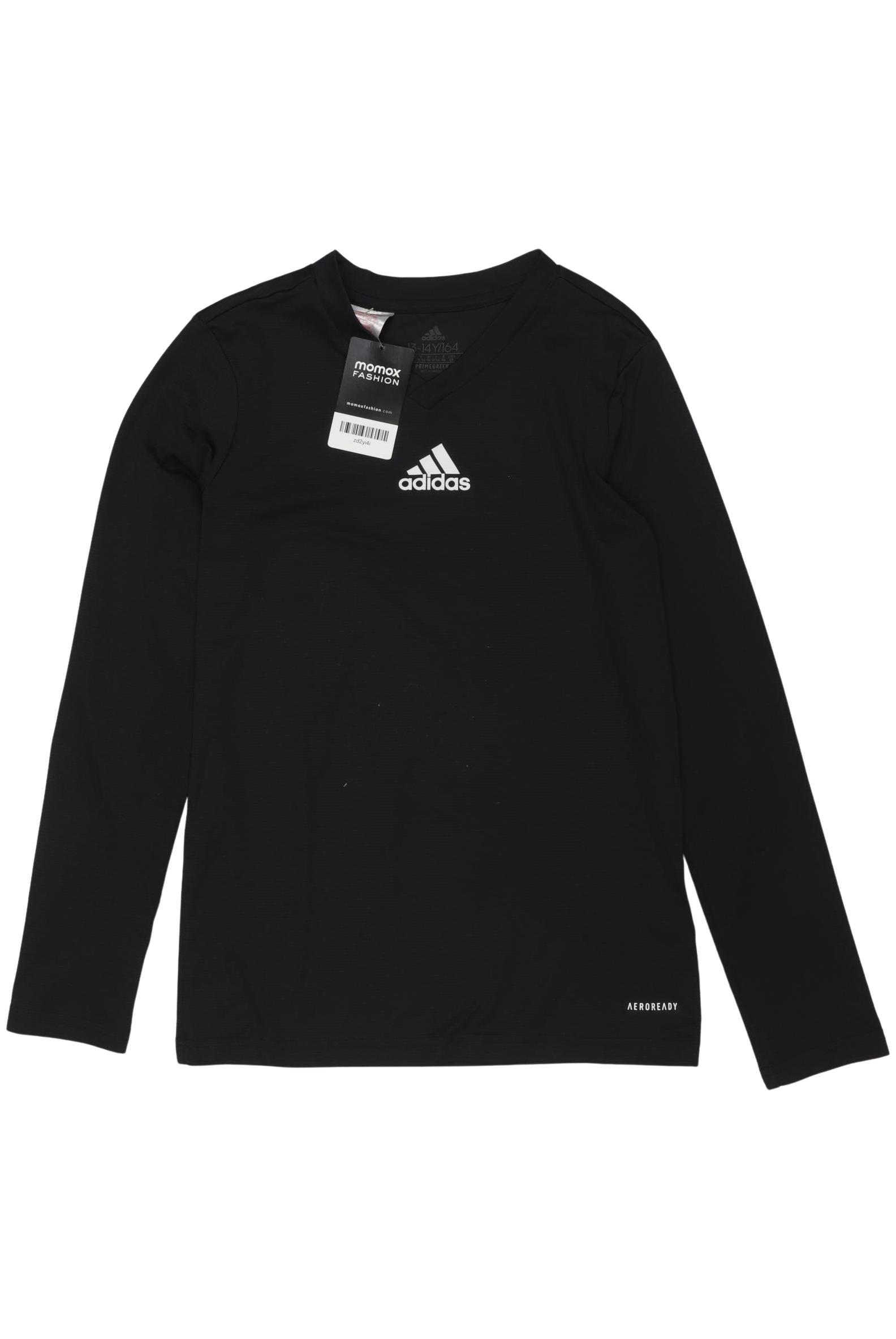 

adidas Jungen Langarmshirt, schwarz, Gr. 164