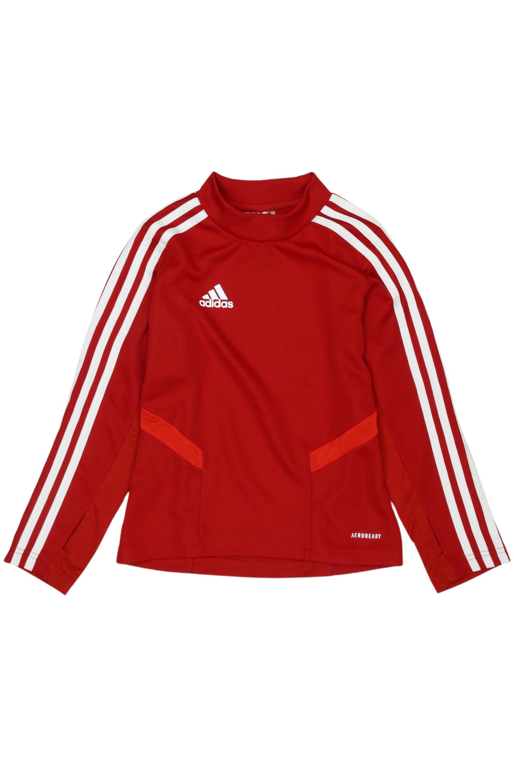 

adidas Herren Langarmshirt, rot, Gr. 116