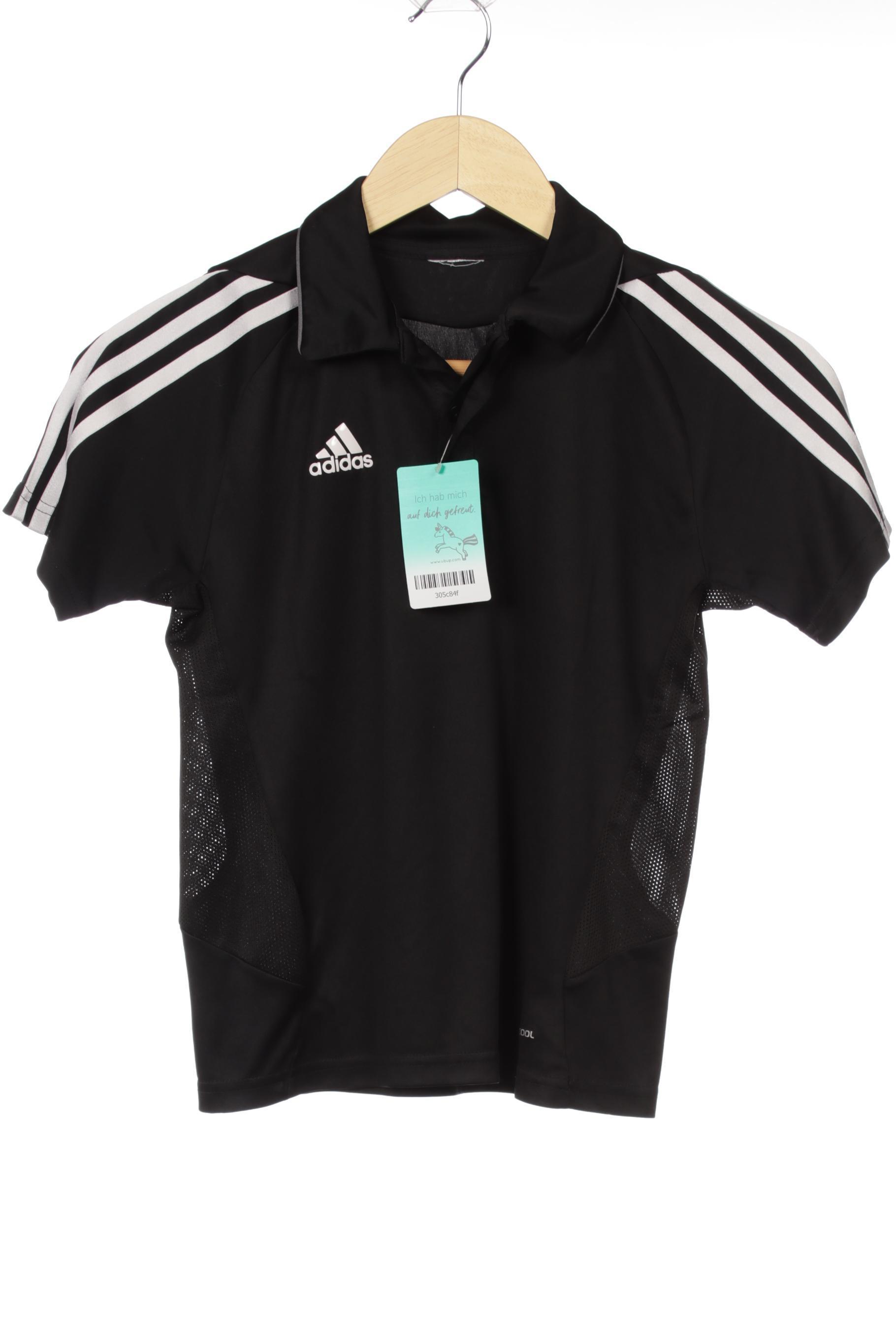 

adidas Jungen Poloshirt, schwarz, Gr. 152
