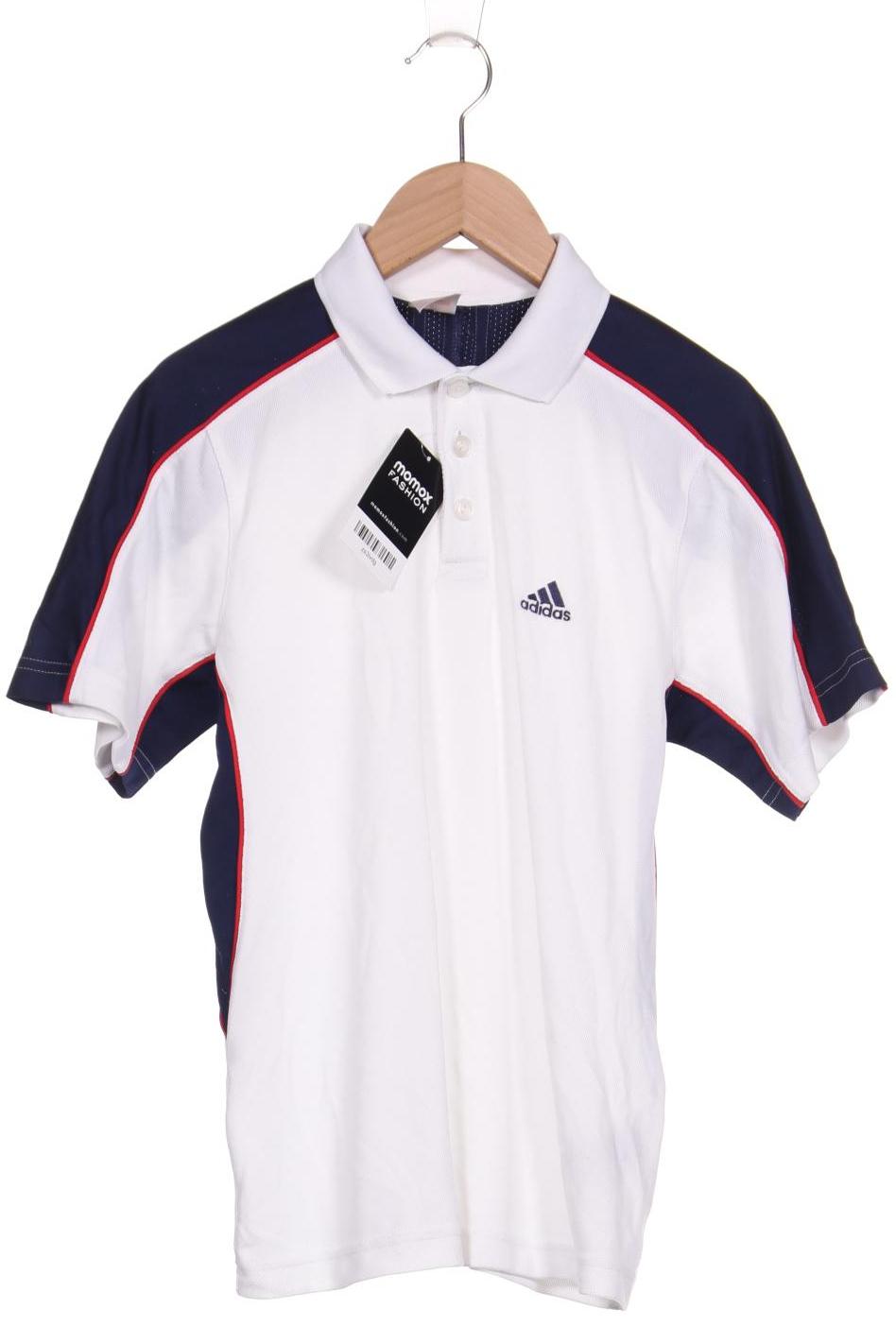 

adidas Herren Poloshirt, weiß, Gr. 152