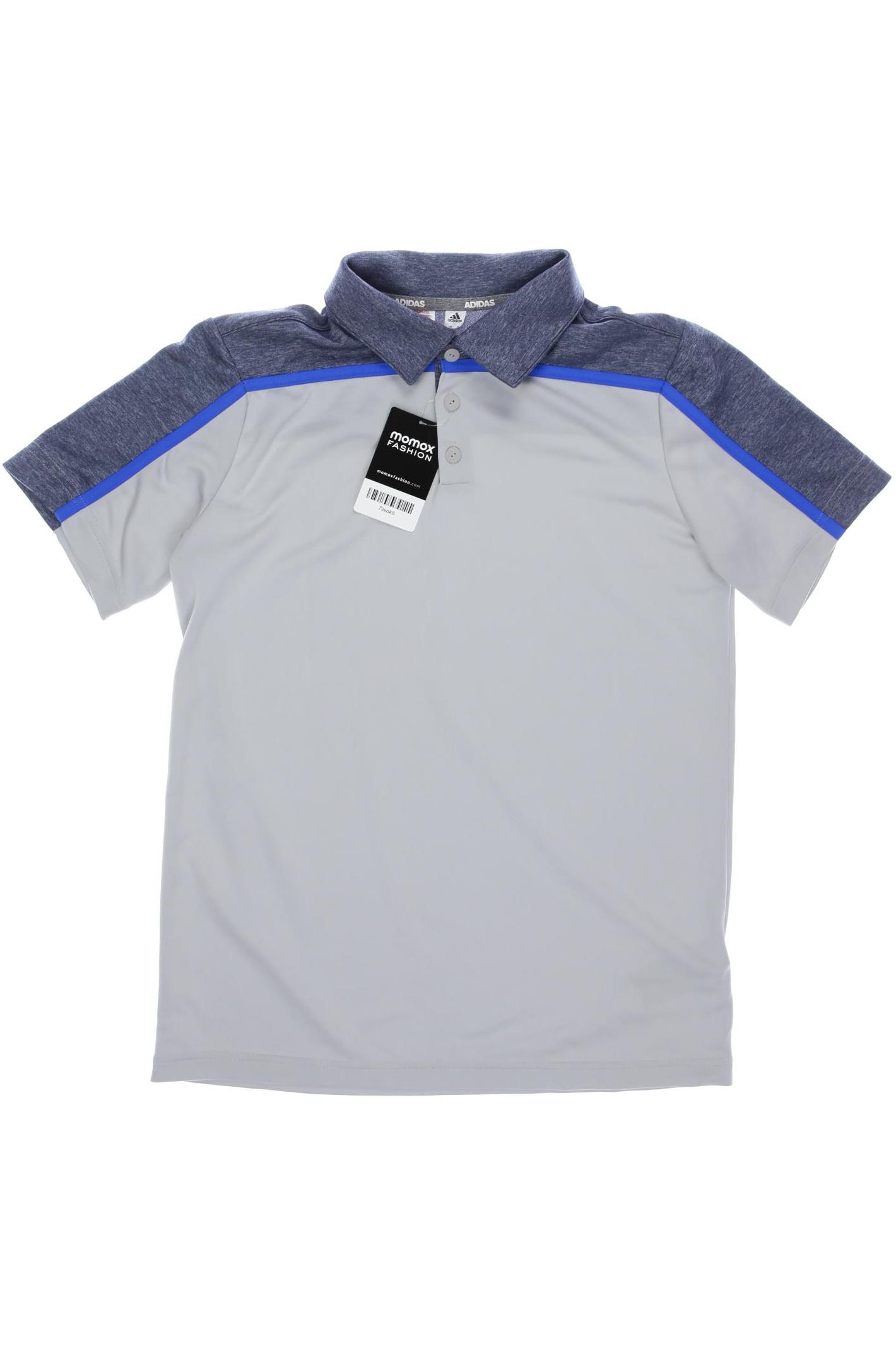 

adidas Herren Poloshirt, grau, Gr. 164