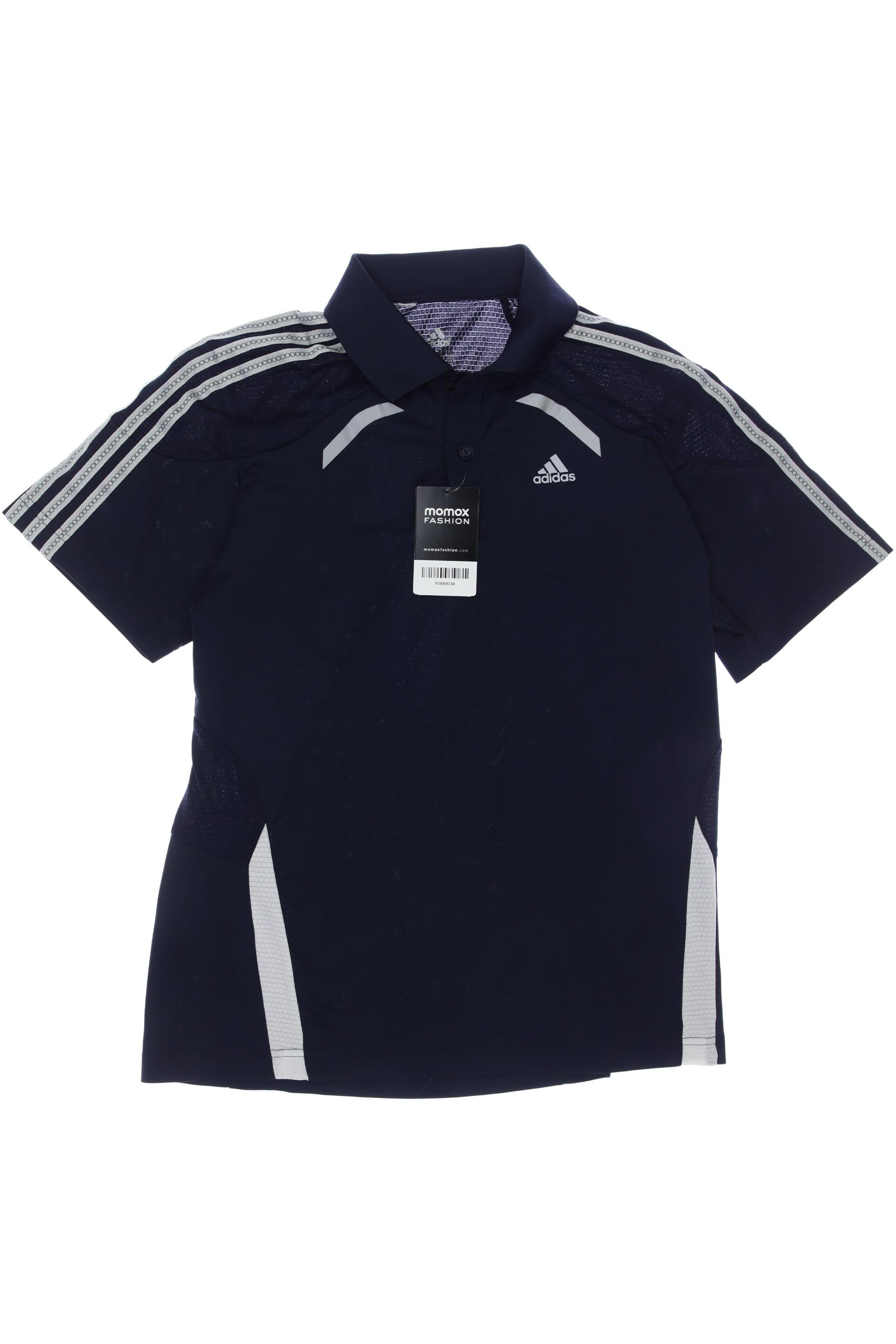 

adidas Herren Poloshirt, marineblau, Gr. 176