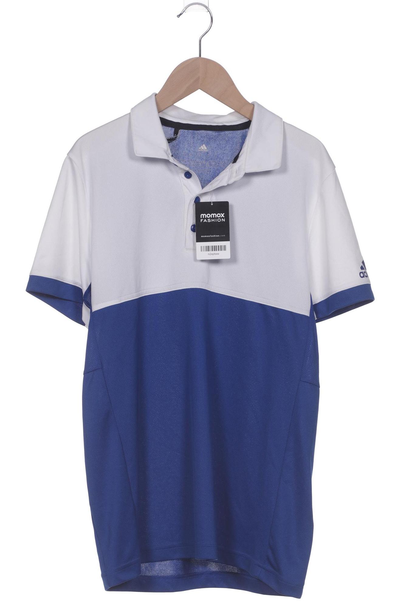 

adidas Herren Poloshirt, blau, Gr. 134