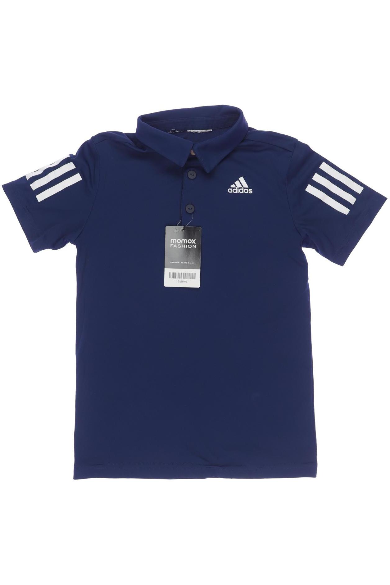 

adidas Herren Poloshirt, blau, Gr. 134