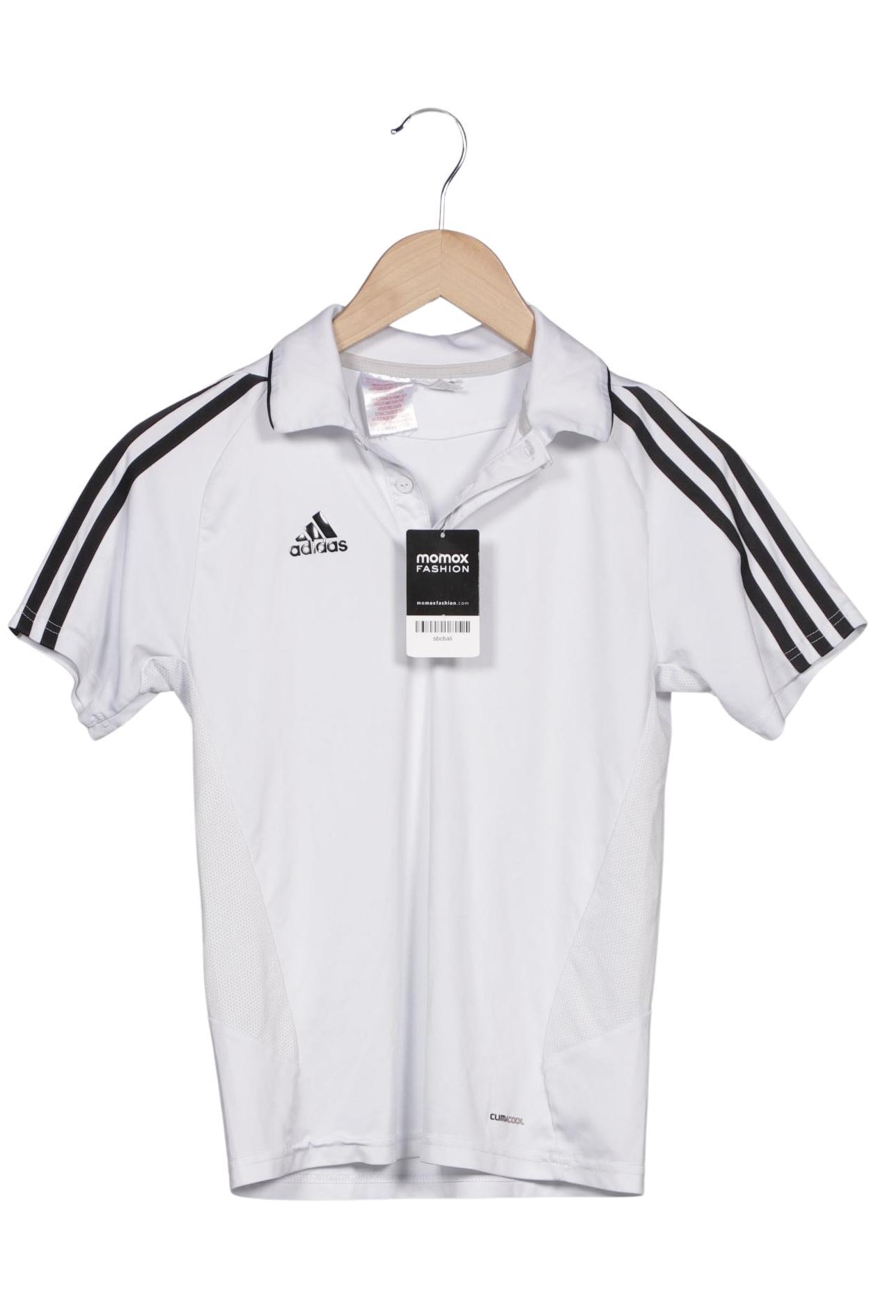 

adidas Herren Poloshirt, weiß, Gr. 152