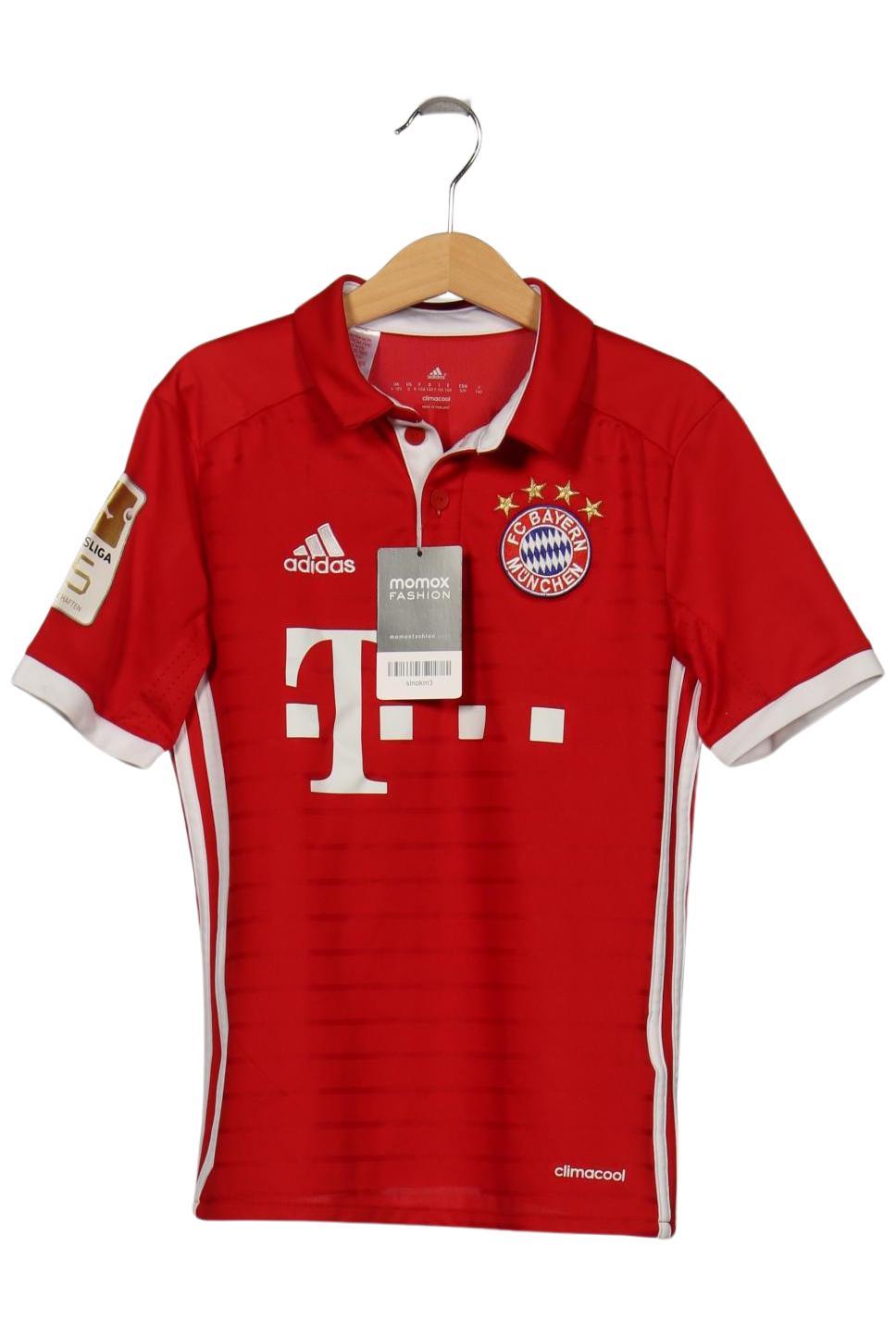 

adidas Herren Poloshirt, rot, Gr. 140