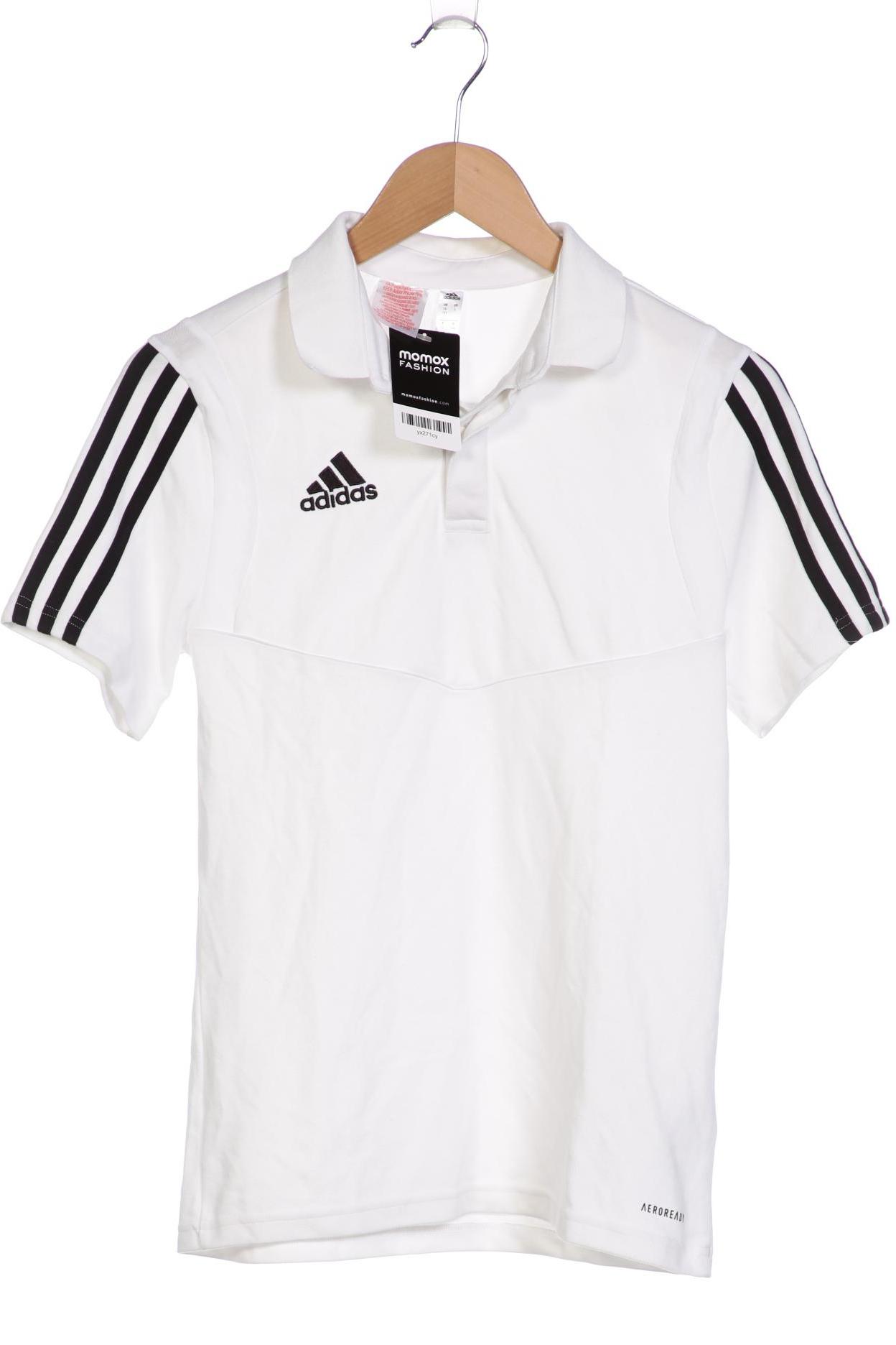 

adidas Herren Poloshirt, weiß, Gr. 164