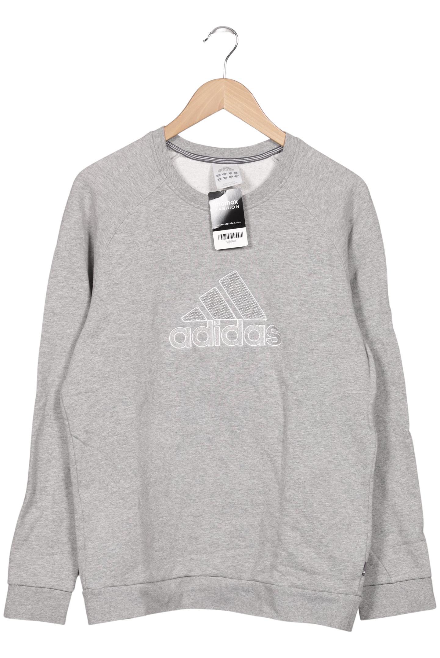 

adidas Herren Pullover, grau, Gr. 146