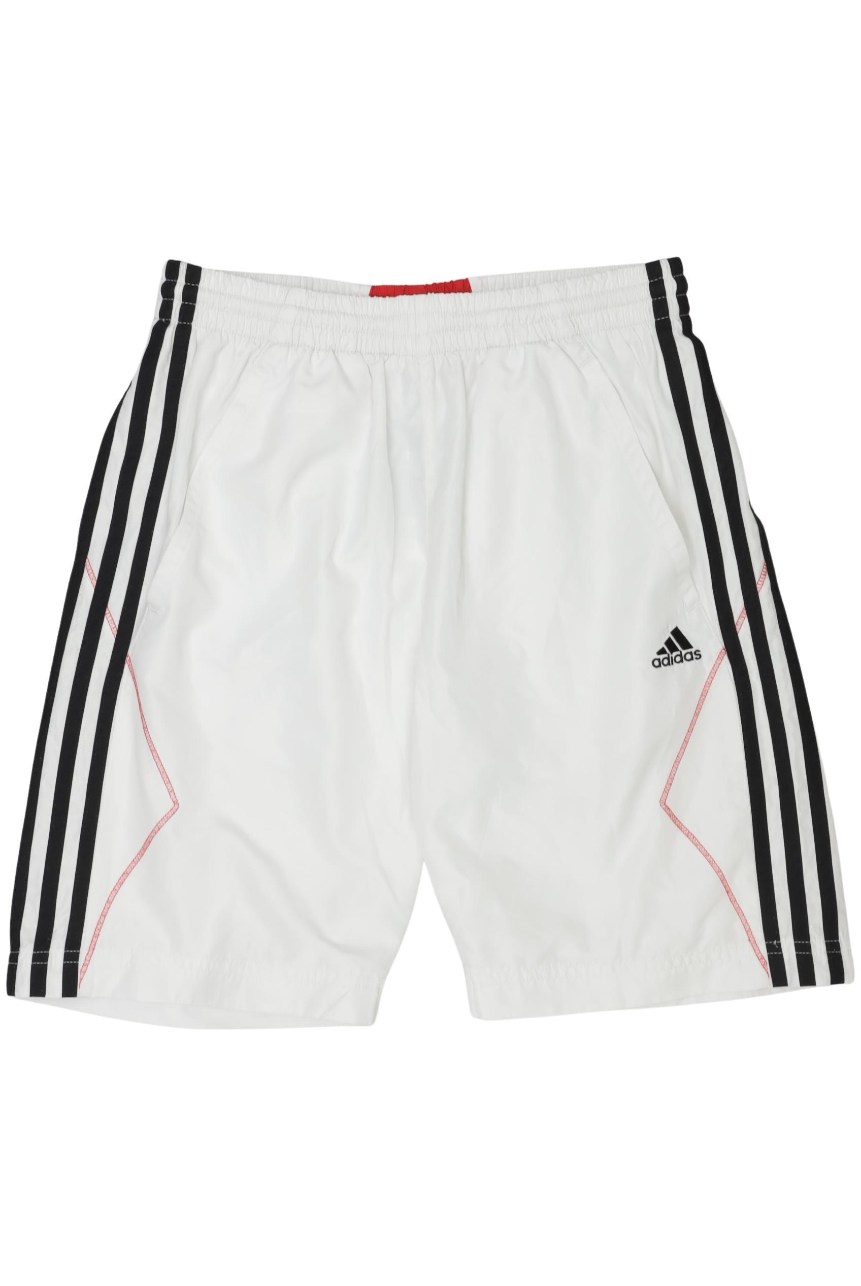 

adidas Jungen Shorts, weiß, Gr. 164