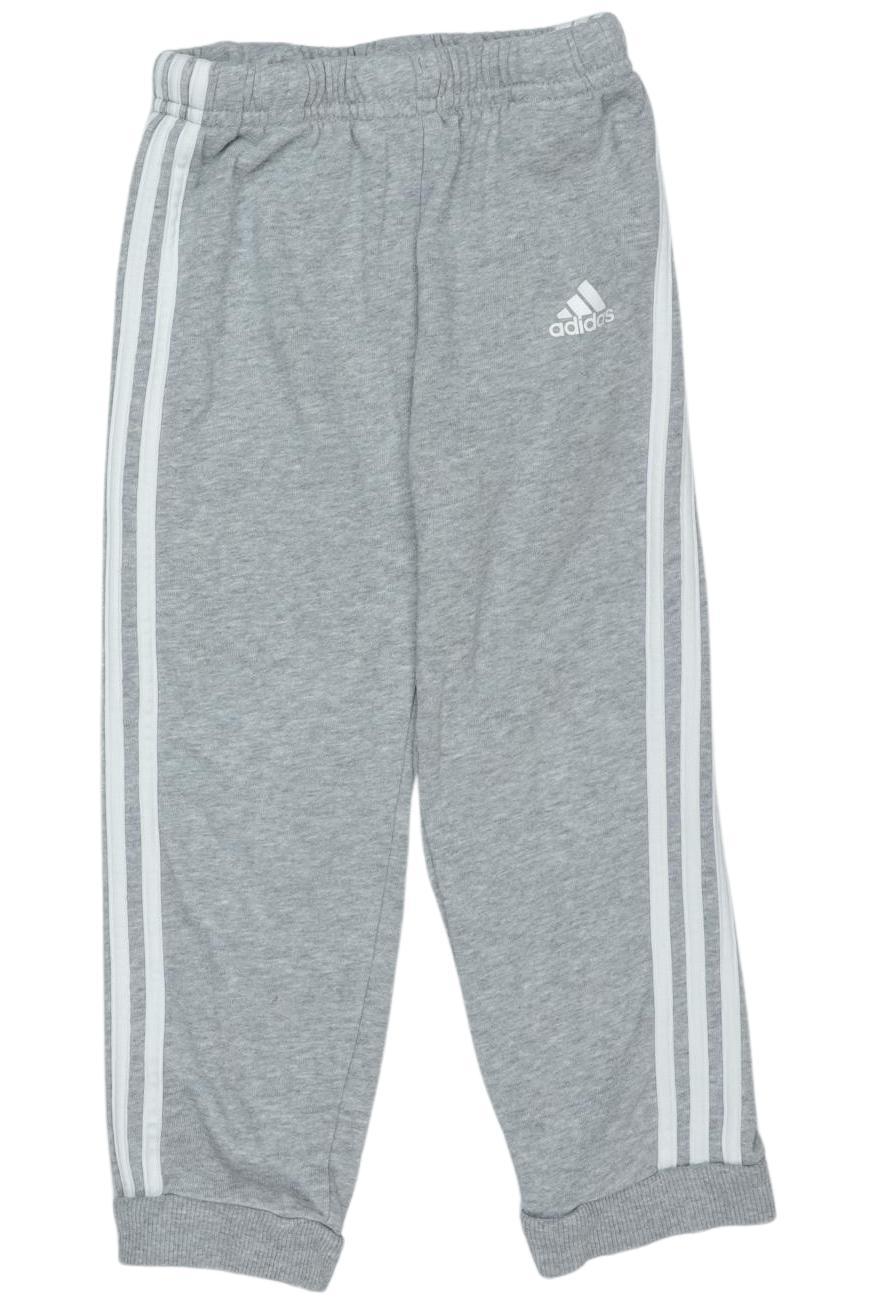 

adidas Jungen Stoffhose, grau, Gr. 104