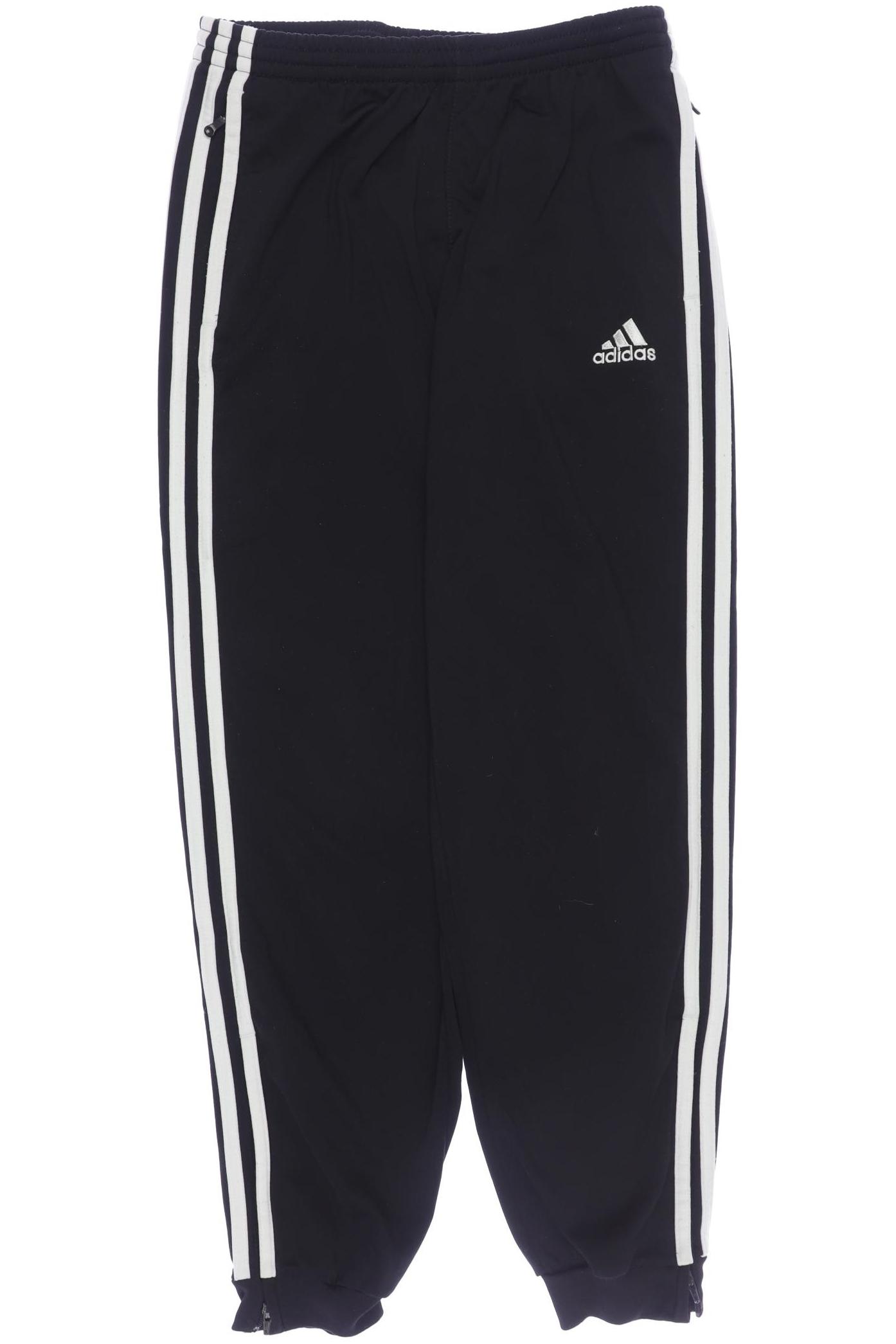 

adidas Herren Stoffhose, schwarz, Gr. 152